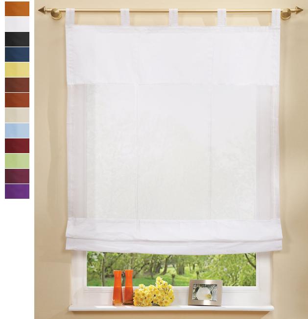 Raffrollo, 170x120cm Voile mit Taftbordüre 20312 Raffrollo Raffrollo_170x120cm_Voille_mit_Taftbordure_20312_-_Gardinenbox.de_-_-3688128 | Gardinenbox.de