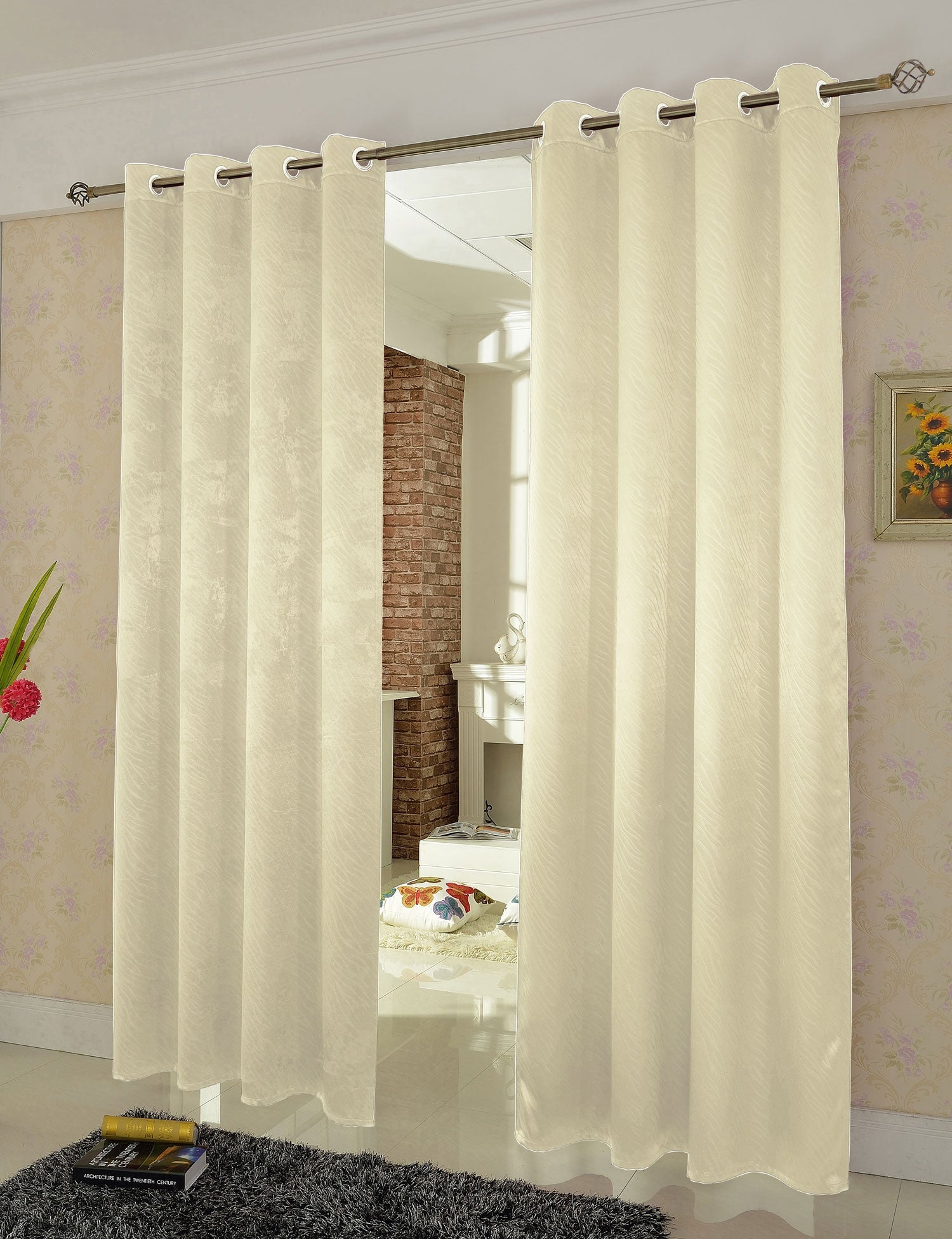 Satin Emboss / Reliefprägung bemustert Vorhang Gardine, Zebra -20371- Blickdicht zum Verdunkeln mit Ösen, (Höhe x Breite in cm) 20371 Creme Vorhang Satin_Emboss_-_Reliefpragung_bemustert_Vorhang_Gardine_Zebra_-20371-_Blickdicht_zum_Verdunkeln_mit_Osen_Hohe_x_Breite_in_cm_20371_-_Gardinenbox.de_-_-3688468 | Gardinenbox.de