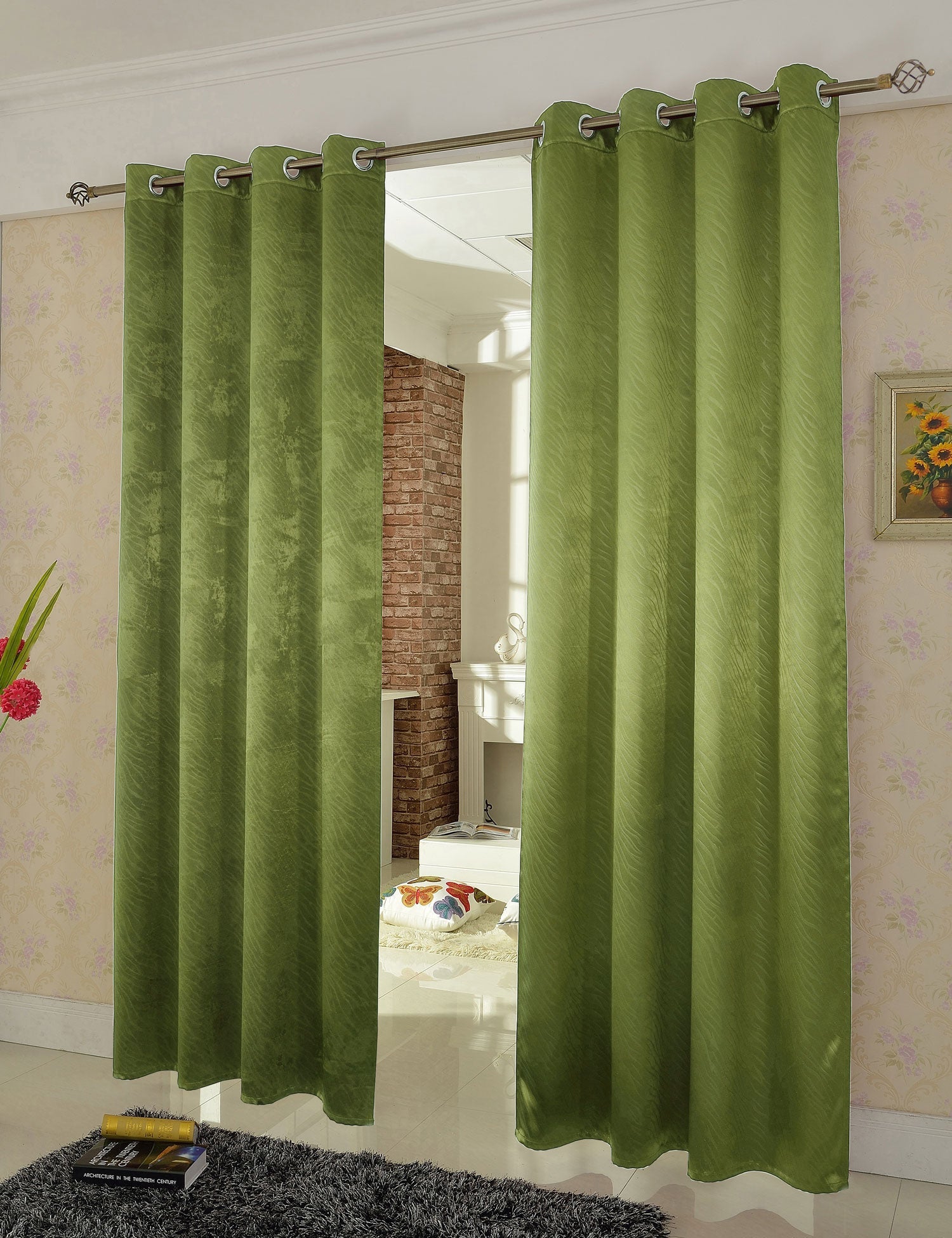 Satin Emboss / Reliefprägung bemustert Vorhang Gardine, Zebra -20371- Blickdicht zum Verdunkeln mit Ösen, (Höhe x Breite in cm) 20371 Apfelgrün Vorhang Satin_Emboss_-_Reliefpragung_bemustert_Vorhang_Gardine_Zebra_-20371-_Blickdicht_zum_Verdunkeln_mit_Osen_Hohe_x_Breite_in_cm_20371_-_Gardinenbox.de_-_-3688486 | Gardinenbox.de