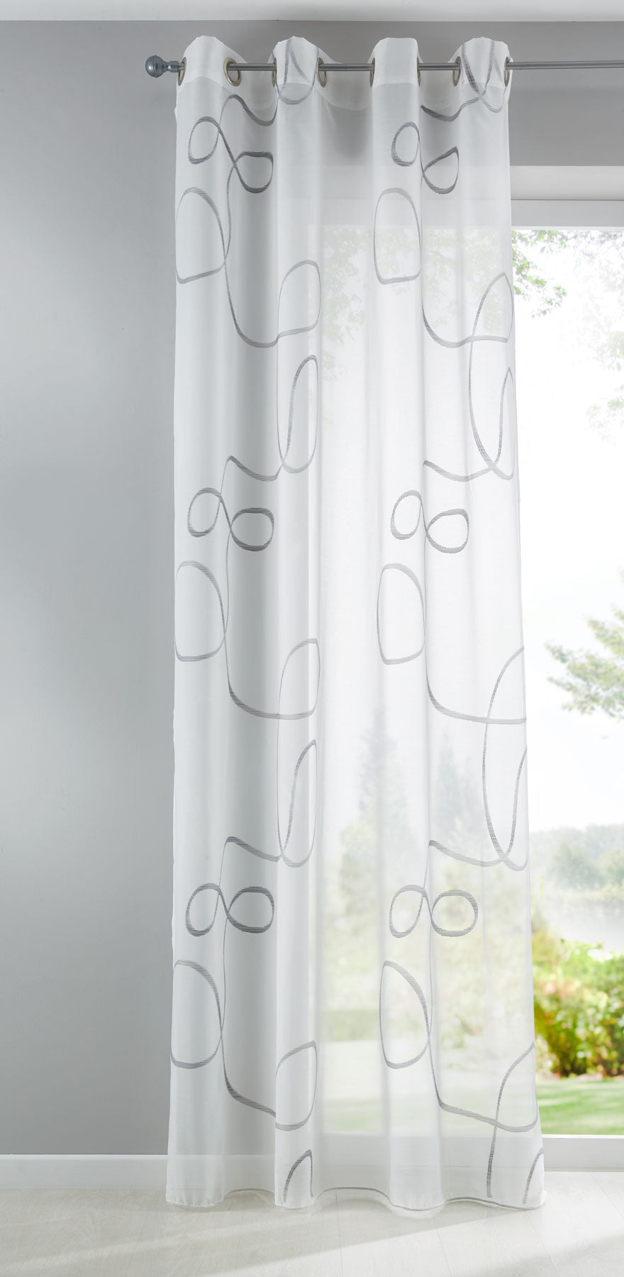 Schal Gardine Ösen Bursa Transparent Linienmuster Ösen Voile 10000149 Schwarz Gardinenschal Schal_Gardine_Osen_Bursa_Transparent_Linienmuster_Osen_Voile_10000149_-_Gardinenbox.de_-_-3688788 | Gardinenbox.de