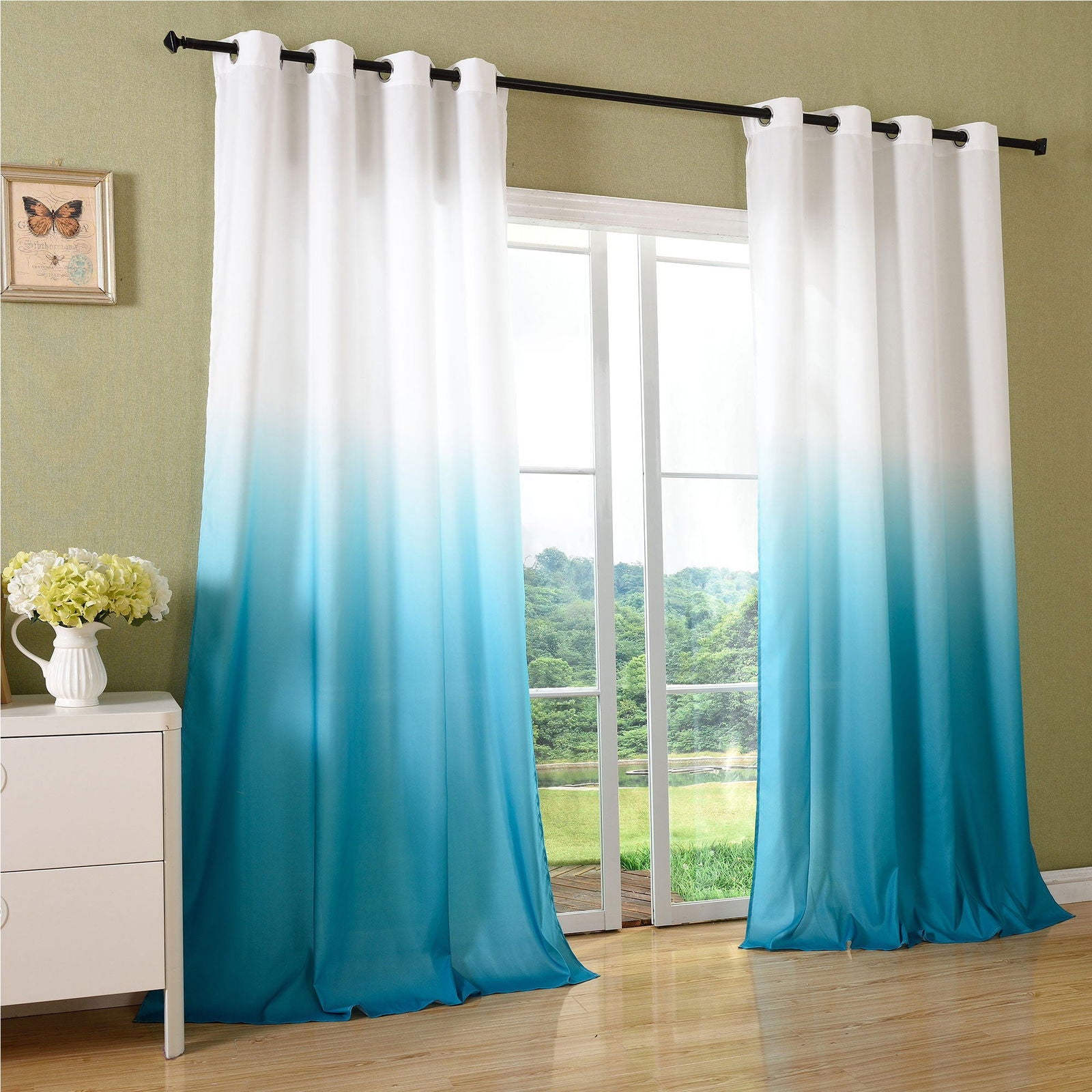 Schal blickdicht Vorhang Ösen Gardine Microsatin Farbverlauf Microfaser 204252 Türkis 2 Stück 245x140 Vorhang Schal_blickdicht_Vorhang_Osen_Gardine_Microsatin_Farbverlauf_Microfaser_204252_-_Gardinenbox.de_-_-3688764 | Gardinenbox.de