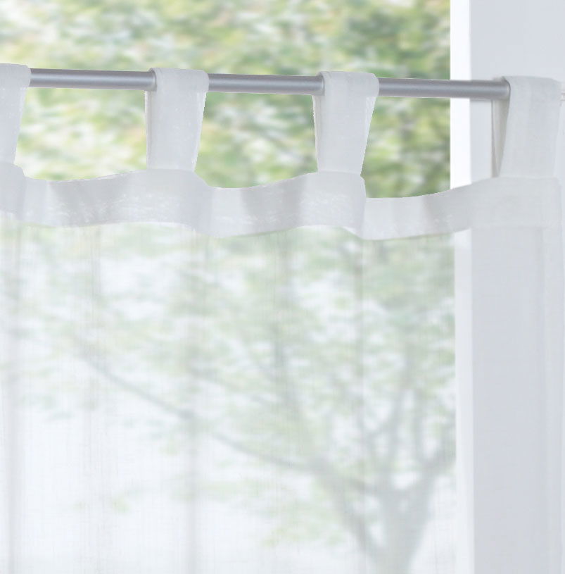 Scheibengardine »Adana« Sichtschutz Dekoration Transparent Jacquard Voile Küchenfenster Modern Streifen Musterung 10000304 Scheibengardine Scheibengardine_Adana_Sichtschutz_Dekoration_Transparent_Jacquard_Voile_Kuchenfenster_Modern_Streifen_Musterung_10000304_-_Gardinenbox.de_-_-3689388 | Gardinenbox.de