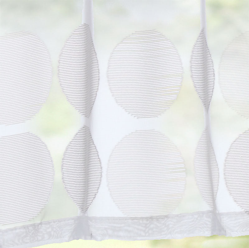 Scheibengardine »Agri« Sichtschutz Dekoration Transparent Jacquard Voile Küchenfenster Modern Querstreifen 10000307 Scheibengardine Scheibengardine_Agri_Sichtschutz_Dekoration_Transparent_Jacquard_Voile_Kuchenfenster_Modern_Querstreifen_10000307_-_Gardinenbox.de_-_-3689412 | Gardinenbox.de