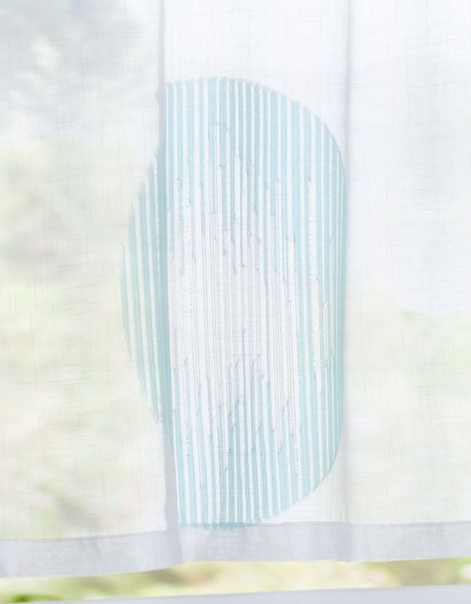 Scheibengardine »Balikesir« Sichtschutz Dekoration Transparent Jacquard Voile Küchenfenster Modern Kreise Muster 10000315 Scheibengardine Scheibengardine_Balikesir_Sichtschutz_Dekoration_Transparent_Jacquard_Voile_Kuchenfenster_Modern_Kreise_Muster_10000315_-_Gardinenbox.de_-_-3689518 | Gardinenbox.de