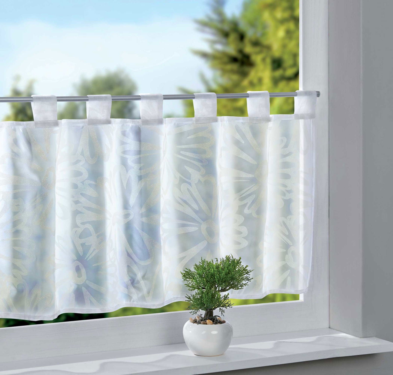 Scheibengardine Bistrogardine Panneaux Blume Bedruckt Schlaufen Gardine Blumen Muster 20190420 Scheibengardine Scheibengardine_Bistrogardine_Panneaux_Blume_Bedruckt_Schlaufen_Gardine_Blumen_Muster_20190420_-_Gardinenbox.de_-_-3688932 | Gardinenbox.de