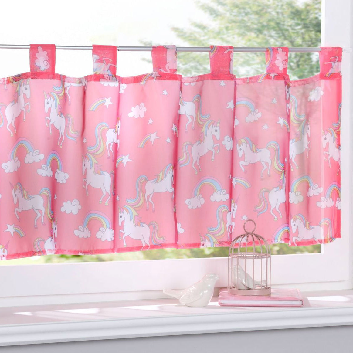 Scheibengardine »Digital Druck« Voile Kurzgardine SChlaufen Transparent Digital Druck Küche Fenster Modern 10000262 Unicorn Pink Scheibengardine Scheibengardine_Digital_Druck_Voile_Kurzgardine_SChlaufen_Transparent_Digital_Druck_Kuche_Fenster_Modern_10000262_-_Gardinenbox.de_-_-3689588 | Gardinenbox.de