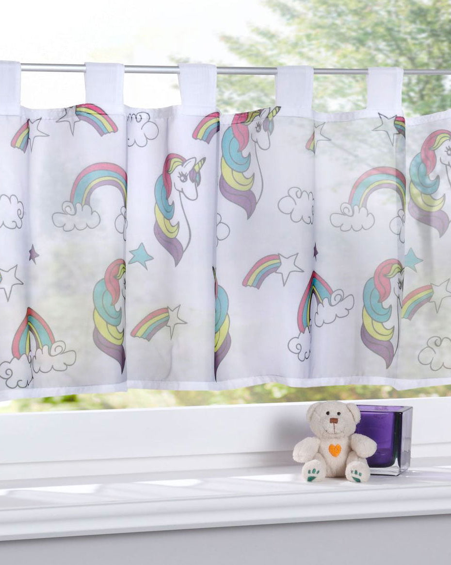 Scheibengardine »Digital Druck« Voile Kurzgardine SChlaufen Transparent Digital Druck Küche Fenster Modern 10000262 Unicorn Scheibengardine Scheibengardine_Digital_Druck_Voile_Kurzgardine_SChlaufen_Transparent_Digital_Druck_Kuche_Fenster_Modern_10000262_-_Gardinenbox.de_-_-3689605 | Gardinenbox.de