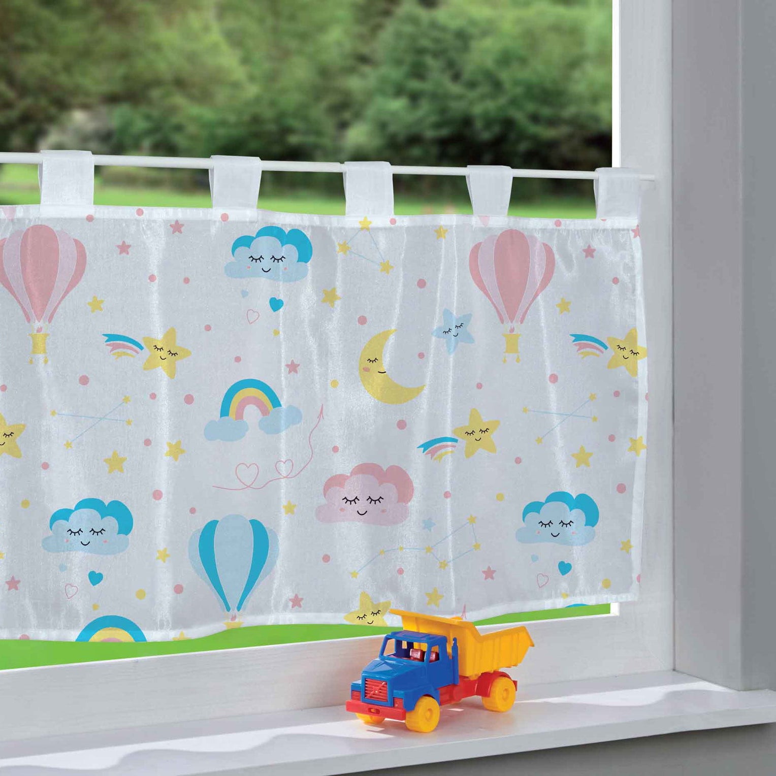 Scheibengardine Voile »Ulm« Ausbrenner Bedruckt Sichtschutz Transparent Küchenfenster 202071 Ballon HxB 43x160 cm Scheibengardine Scheibengardine_Voile_Ulm_Ausbrenner_Bedruckt_Sichtschutz_Transparent_Kuchenfenster_202071_-_Gardinenbox.de_-_-3689335 | Gardinenbox.de