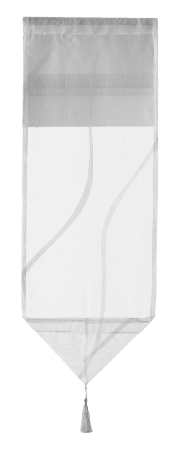 Scheibenhänger Scheibengardine Dreieck Abschluss Bommel Tunneldurchzug »Artvin« Beschwerungsplatte 10000329 Grau HxB 80x30 cm Scheibengardine Scheibenhanger_Scheibengardine_Dreieck_Abschluss_Bommel_Tunneldurchzug_Artvin_Beschwerungsplatte_10000329_-_Gardinenbox.de_-_-3689960 | Gardinenbox.de