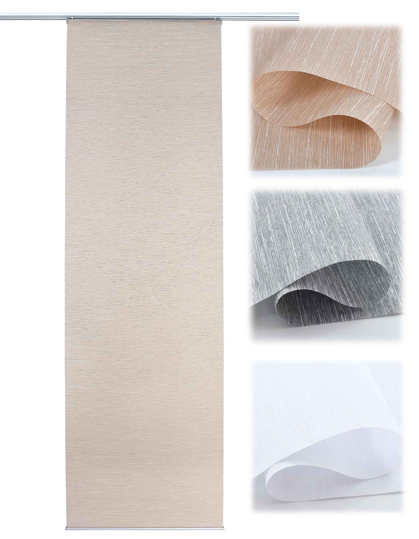 Schiebegardine »AMSTERDAM« strukturiert gerader Fall mit Paneelwagen und Alu Beschwerungsstange 2023740 Schiebegardine Schiebegardine_AMSTERDAM_strukturiert_gerader_Fall_mit_Paneelwagen_und_Alu_Beschwerungsstange_2023740_-_Gardinenbox.de_-_-3690143 | Gardinenbox.de