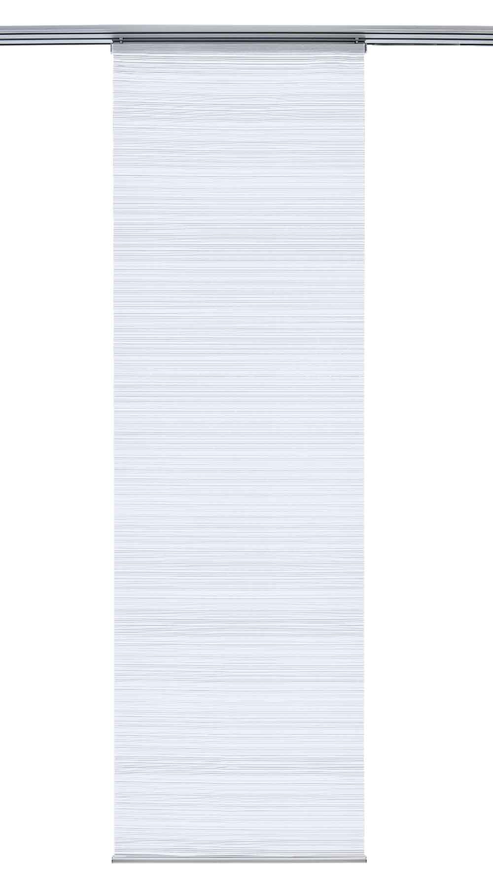 Schiebegardine »AMSTERDAM« strukturiert gerader Fall mit Paneelwagen und Alu Beschwerungsstange 2023740 Weiß Schiebegardine Schiebegardine_AMSTERDAM_strukturiert_gerader_Fall_mit_Paneelwagen_und_Alu_Beschwerungsstange_2023740_-_Gardinenbox.de_-_-3690202 | Gardinenbox.de
