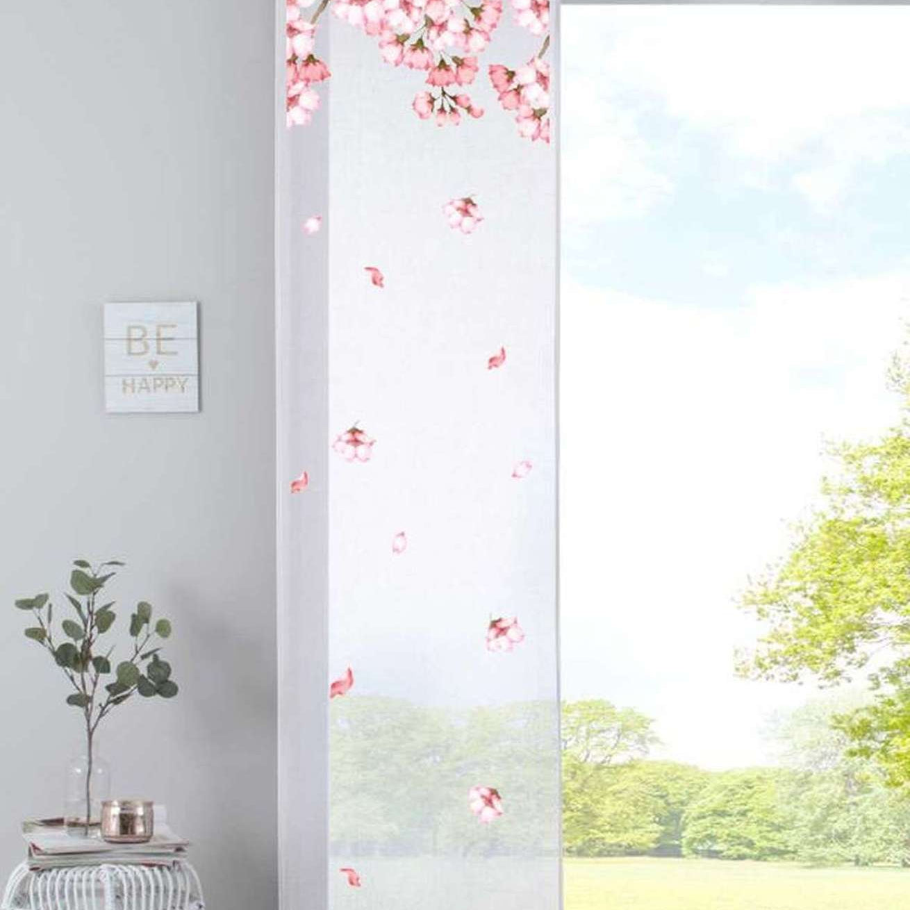 Schiebegardine Flächenvorhang »Izmir« Voile Transparent Paneelwagen Beschwerungsstange 2022400 Kirschblüten Schiebegardine Schiebegardine_Flachenvorhang_Izmir_Voile_Transparent_Paneelwagen_Beschwerungsstange_2022400_-_Gardinenbox.de_-_-3690130 | Gardinenbox.de