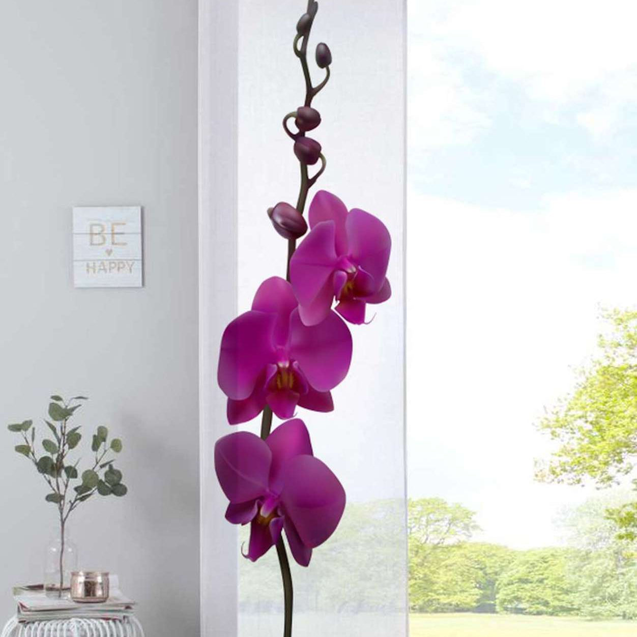 Schiebegardine Flächenvorhang »Izmir« Voile Transparent Paneelwagen Beschwerungsstange 2022400 Orchidee Lila Schiebegardine Schiebegardine_Flachenvorhang_Izmir_Voile_Transparent_Paneelwagen_Beschwerungsstange_2022400_-_Gardinenbox.de_-_-3690139 | Gardinenbox.de