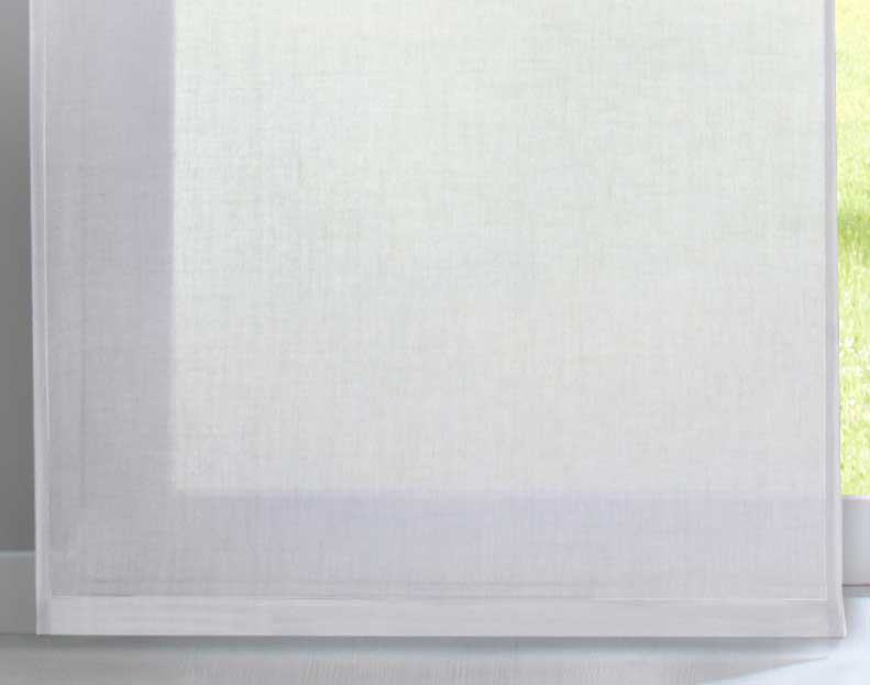 Schiebegardine »Nizza« Baumwoll-Voile Halbvoile Transparent Flächenvorhang mit Paneelwagen und Beschwerungsstange 2019032 Schiebegardine Schiebegardine_Nizza_Baumwoll-Voile_Halbvoile_Transparent_Flachenvorhang_mit_Paneelwagen_und_Beschwerungsstange_2019032_-_Gardinenbox.de_-_-3690304 | Gardinenbox.de