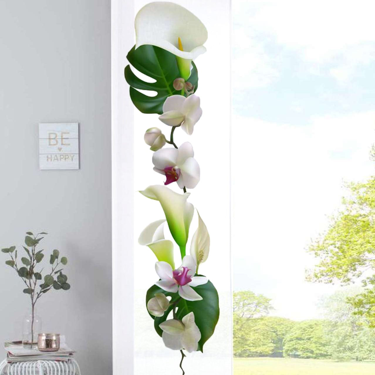 Schiebevorhang Bedruckt Flächenvorhang »Izmir« Microsatin Blickdicht Lichtdurchlässig mit Paneelwagen 2022400B Orchidee Weiß Schiebegardine Schiebevorhang_Bedruckt_Flachenvorhang_Izmir_Microsatin_Blickdicht_Lichtdurchlassig_mit_Paneelwagen_2022400B_-_Gardinenbox.de_-_-3690373 | Gardinenbox.de