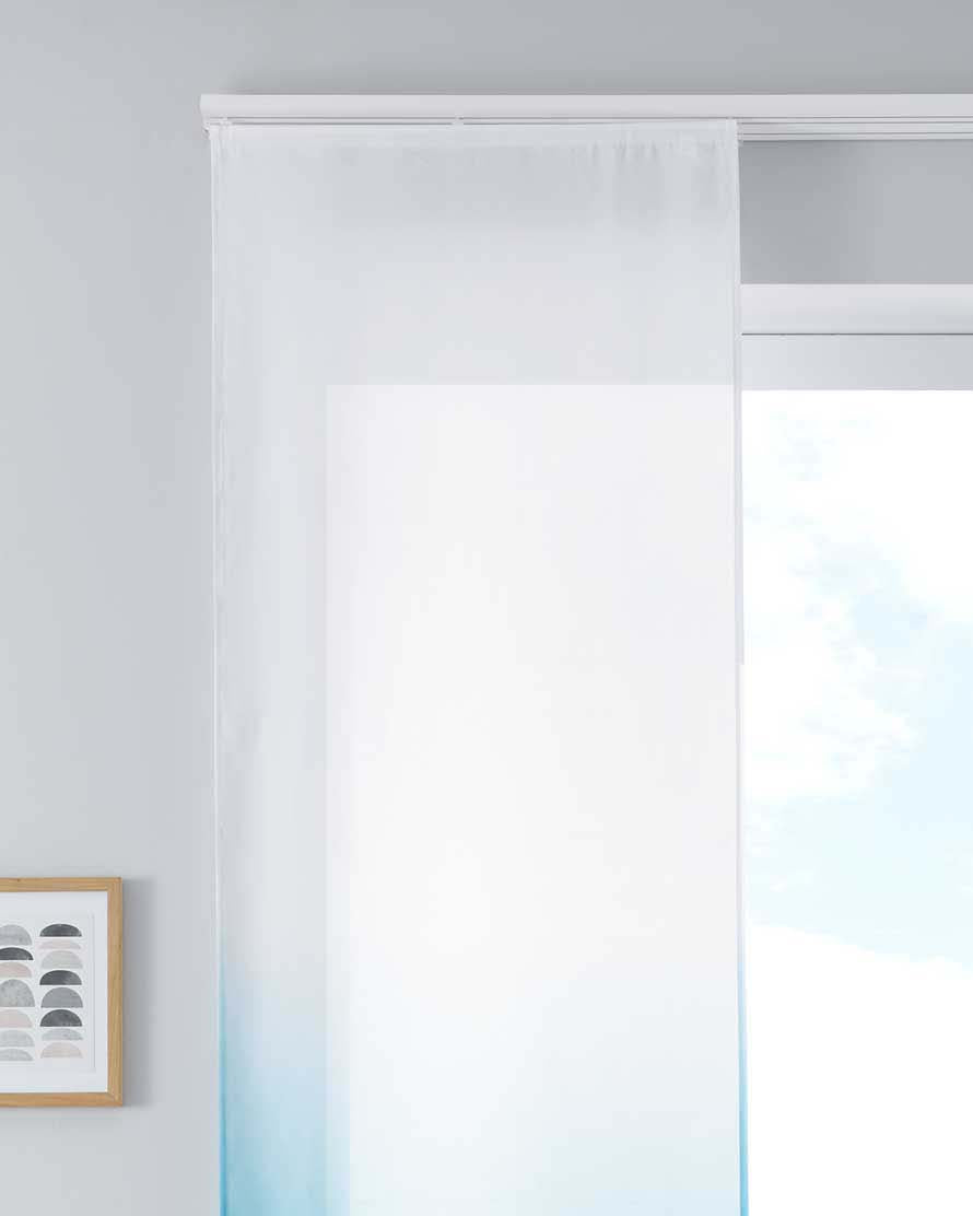 Schiebevorhang Flächenvorhang Blickdicht Farbverlauf Paneelwagen Beschwerungsstange Microsatin Microfaser 85425N Türkis Schiebegardine Schiebevorhang_Flachenvorhang_Blickdicht_Farbverlauf_Paneelwagen_Beschwerungsstange_Microsatin_Microfaser_85425N_-_Gardinenbox.de_-_-3690392 | Gardinenbox.de