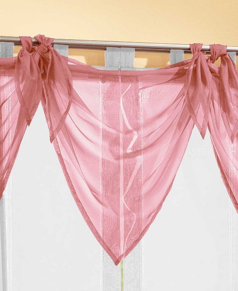 Segeltuch Querbehang aus transparentem Voile, die ideale Ergänzung zu unseren Gardinen 61003 Rosa Querbehang Segeltuch_Querbehang_aus_transparentem_Voile_die_ideale_Erganzung_zu_unseren_Gardinen_61003_-_Gardinenbox.de_-_-3690678 | Gardinenbox.de
