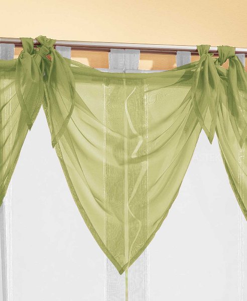 Segeltuch Querbehang aus transparentem Voile, die ideale Ergänzung zu unseren Gardinen 61003 Apfelgrün Querbehang Segeltuch_Querbehang_aus_transparentem_Voile_die_ideale_Erganzung_zu_unseren_Gardinen_61003_-_Gardinenbox.de_-_-3690685 | Gardinenbox.de