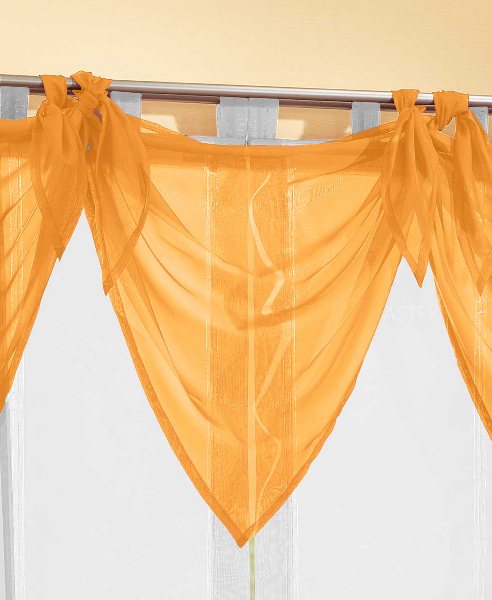 Segeltuch Querbehang aus transparentem Voile, die ideale Ergänzung zu unseren Gardinen 61003 Orange Querbehang Segeltuch_Querbehang_aus_transparentem_Voile_die_ideale_Erganzung_zu_unseren_Gardinen_61003_-_Gardinenbox.de_-_-3690691 | Gardinenbox.de