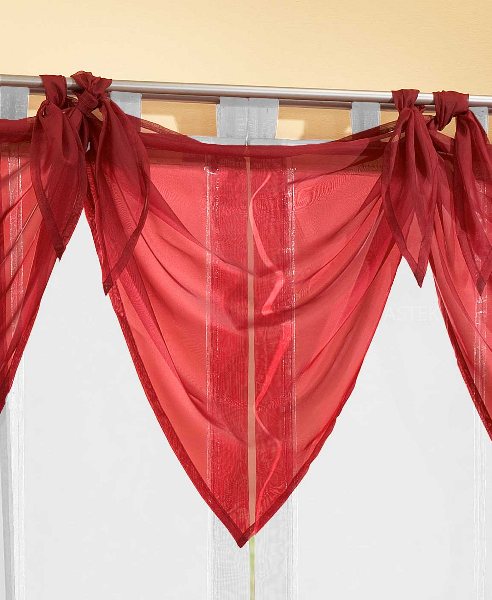 Segeltuch Querbehang aus transparentem Voile, die ideale Ergänzung zu unseren Gardinen 61003 Bordeaux Querbehang Segeltuch_Querbehang_aus_transparentem_Voile_die_ideale_Erganzung_zu_unseren_Gardinen_61003_-_Gardinenbox.de_-_-3690696 | Gardinenbox.de