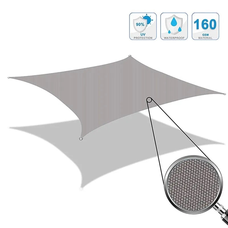 Sonnensegel Sonnenschutz Set inkl Befestigungsseile Wasserabweisend Polyester UV Schutz Windschutz Wetterschutz für Balkon Garten Terrasse 2023900N Sonnensegel Sonnensegel_Sonnenschutz_Set_inkl_Befestigungsseile_Wasserabweisend_Polyester_UV_Schutz_Windschutz_Wetterschutz_fur_Balkon_Garten_Terrasse_2023900N_-_Gardinenbox.de_-_-3691030 | Gardinenbox.de