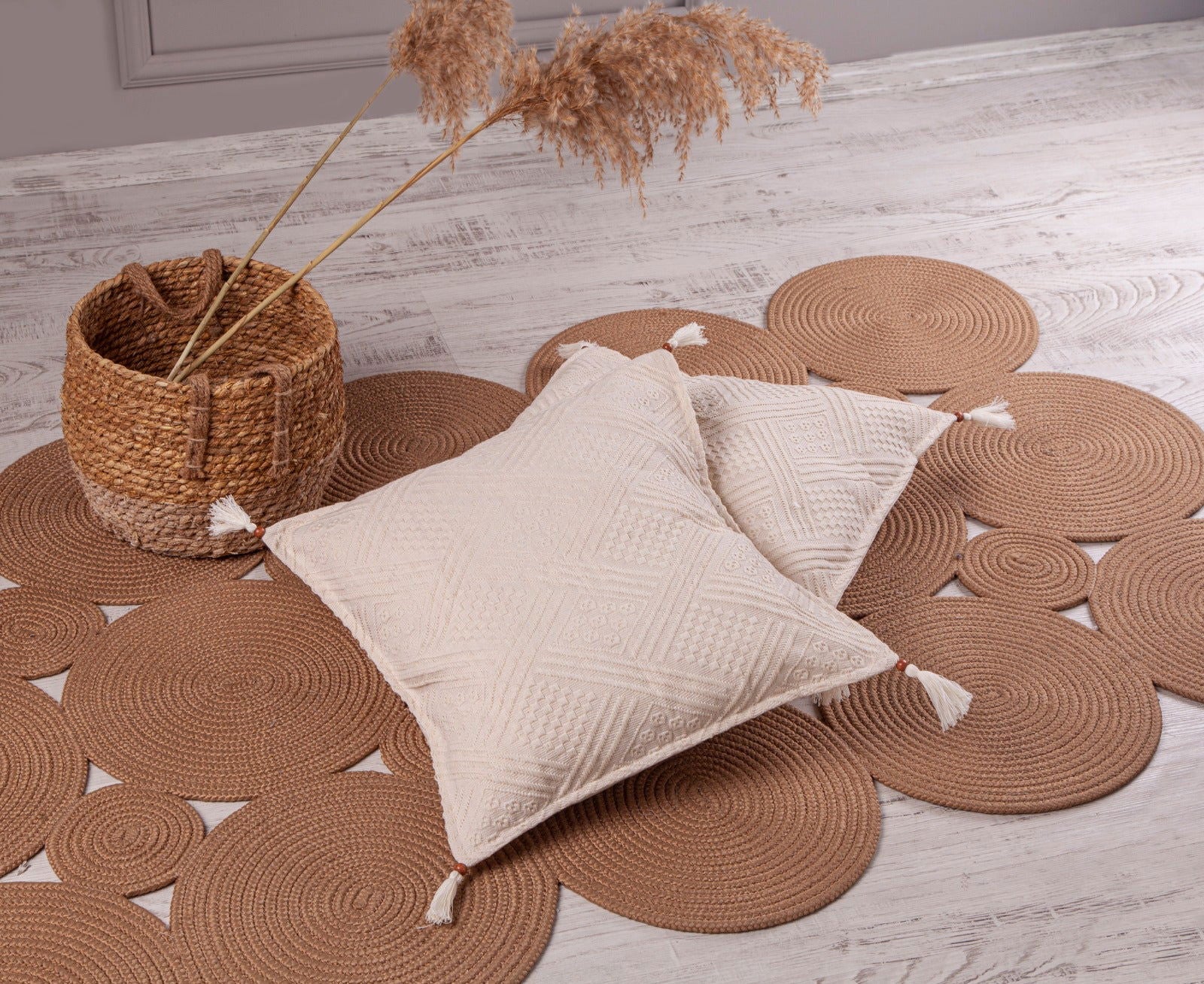 Strukturierte Kissenhülle oder Tischläufer in 100% Baumwolle Landhaus 2022420 Kissenhülle Strukturierte_Kissenhulle_oder_Tischlaufer_in_100_Baumwolle_Landhaus_2022420_-_Gardinenbox.de_-_-3691632 | Gardinenbox.de