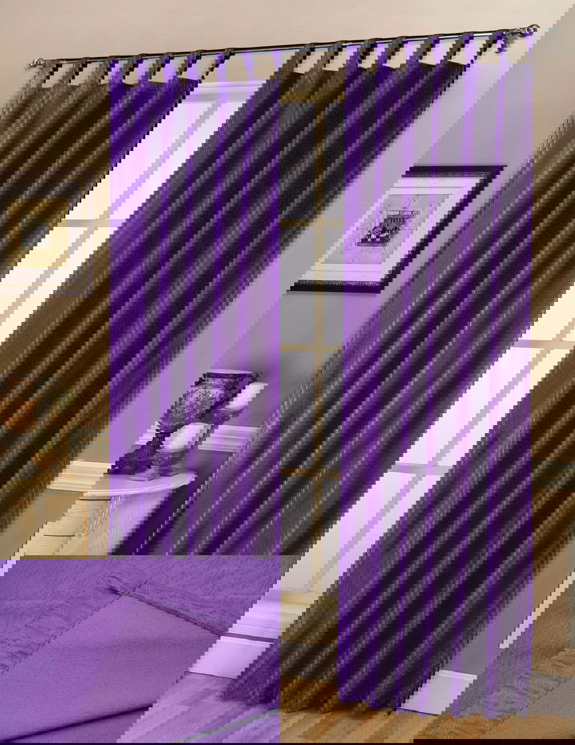 Thermo Gardine Schlaufen Vorhang Polar Fleece Rücken, matt 20510 Lila Vorhang Thermo_Gardine_Schlaufen_Vorhang_Polar_Fleece_Rucken_matt_20510_-_Gardinenbox.de_-_-3691706 | Gardinenbox.de