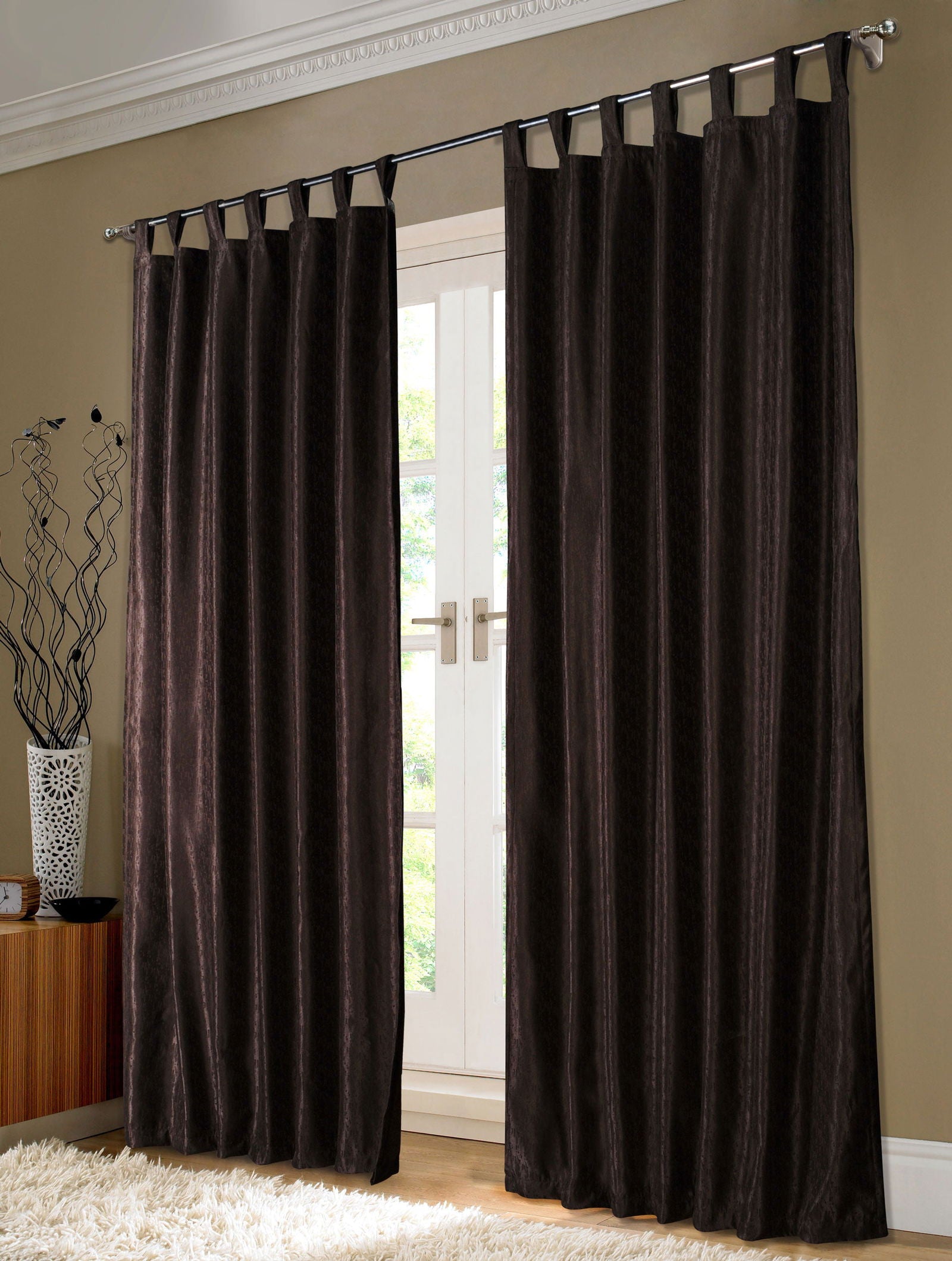 Thermo Ösen Vorhang mit Polar Fleece Rücken - 20500- 350gr./m², Gardine Matt Verdunkelungsstoff Blickdicht. 245cm x 140cm (HxB), 20500 20500 Braun Schlaufen Vorhang Thermo_Osen_Vorhang_mit_Polar_Fleece_Rucken_-_20500-_350gr.-m_Gardine_Matt_Verdunkelungsstoff_Blickdicht._245cm_x_140cm_HxB_20500_20500_-_Gardinenbox.de_-_-3691876 | Gardinenbox.de