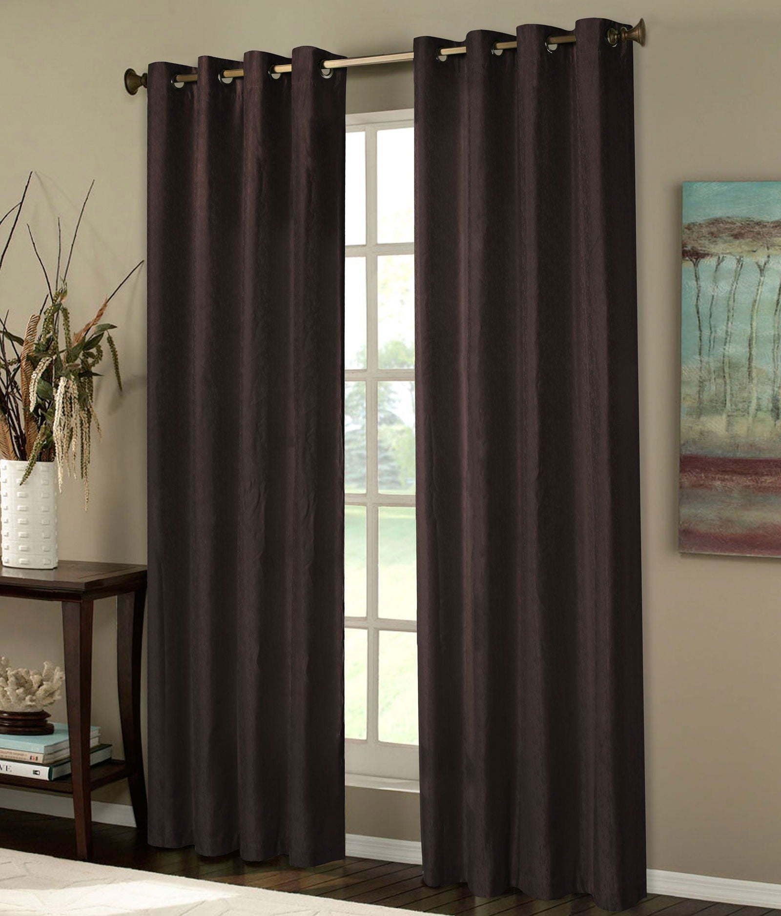 Thermo Ösen Vorhang mit Polar Fleece Rücken - 20500- 350gr./m², Gardine Matt Verdunkelungsstoff Blickdicht. 245cm x 140cm (HxB), 20500 20500 Braun Vorhang Thermo_Osen_Vorhang_mit_Polar_Fleece_Rucken_-_20500-_350gr.-m_Gardine_Matt_Verdunkelungsstoff_Blickdicht._245cm_x_140cm_HxB_20500_20500_-_Gardinenbox.de_-_-3692006 | Gardinenbox.de