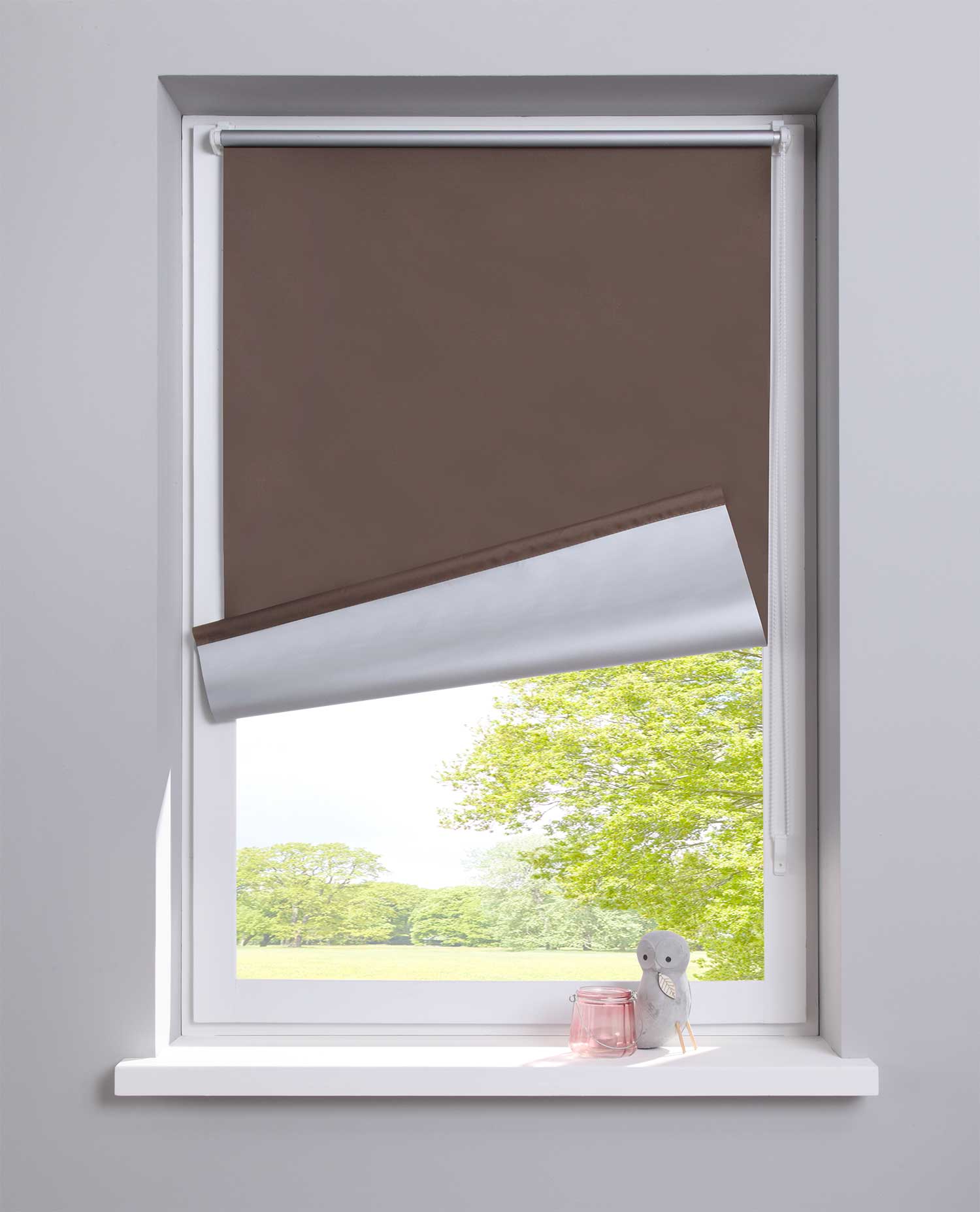 Thermo Seitenzugrollo Klemmfix Kettenzug Rollo Easyfix mit Thermobeschichtung energie sparend 62400 Schoko 90x150 Rollos Thermo_Seitenzugrollo_Klemmfix_Kettenzug_Rollo_Easyfix_mit_Thermobeschichtung_energie_sparend_62400_-_Gardinenbox.de_-_-3692304 | Gardinenbox.de