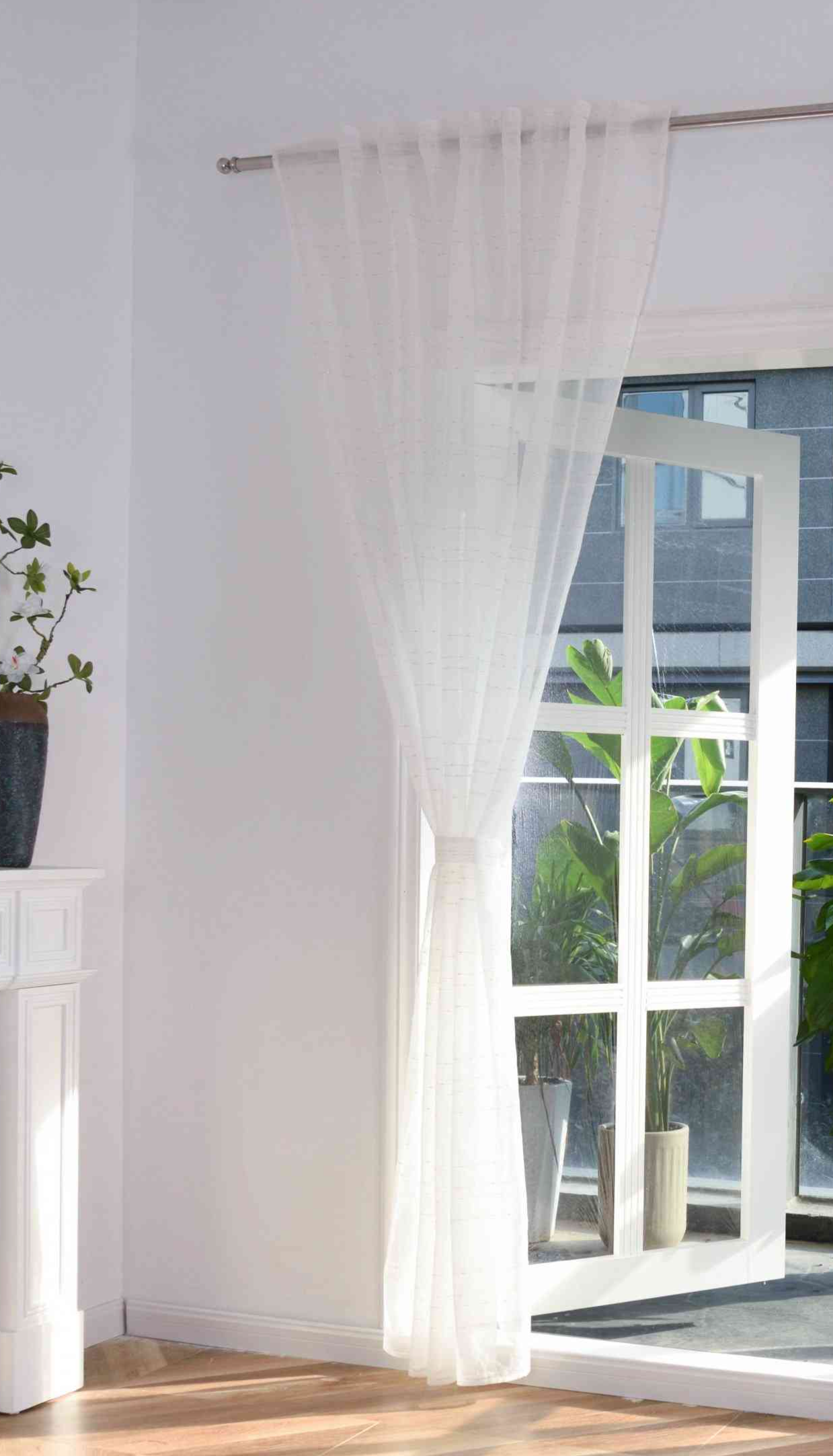 Transparente Gardine HxB 245x145 cm Weiß »DOHA« in Leinen-Optik mit Glänzendem Garn - Moderne Linien-Design, Pflegeleicht 2023490 Gardinenschal Transparente_Gardine_HxB_245x145_cm_Weiss_DOHA_in_Leinen-Optik_mit_Glanzendem_Garn_-_Moderne_Linien-Design_Pflegeleicht_2023490_-_Gardinenbox.de_-_-3692588 | Gardinenbox.de