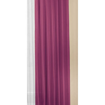Transparente einfarbige Gardine aus Voile, viele attraktive Farben 61000 Himbeere Gardinenschal Transparente_einfarbige_Gardine_aus_Voile_viele_attraktive_Farben_61000_-_Gardinenbox.de_-_-3692336 | Gardinenbox.de
