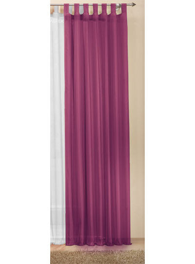 Transparente einfarbige Gardine aus Voile, viele attraktive Farben 61000 Himbeere Gardinenschal Transparente_einfarbige_Gardine_aus_Voile_viele_attraktive_Farben_61000_-_Gardinenbox.de_-_-3692336 | Gardinenbox.de