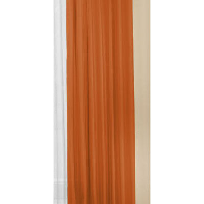 Transparente einfarbige Gardine aus Voile, viele attraktive Farben 61000 Terrakotta Gardinenschal Transparente_einfarbige_Gardine_aus_Voile_viele_attraktive_Farben_61000_-_Gardinenbox.de_-_-3692520 | Gardinenbox.de