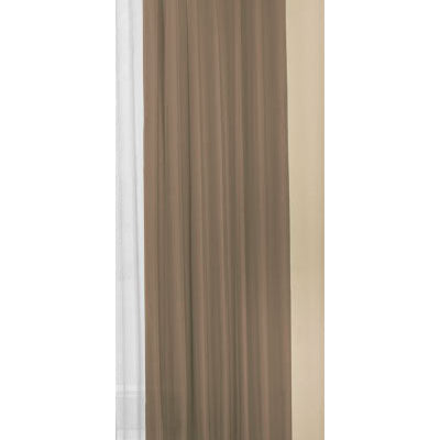 Transparente einfarbige Gardine aus Voile, viele attraktive Farben 61000 Nougat Gardinenschal Transparente_einfarbige_Gardine_aus_Voile_viele_attraktive_Farben_61000_-_Gardinenbox.de_-_-3692537 | Gardinenbox.de
