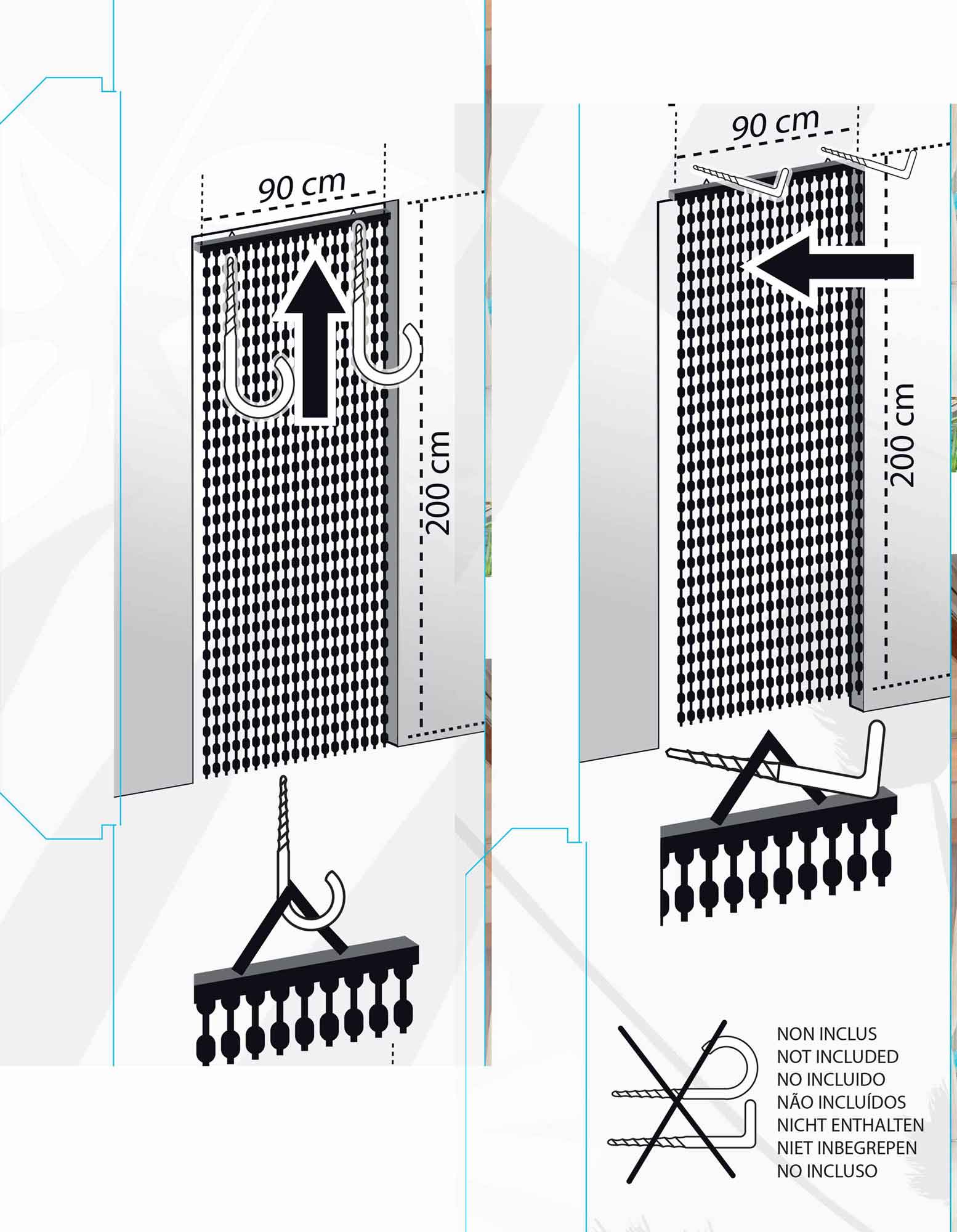 Türvorhang »Hamburg« Seilvorhang Insektenvorhang Raumtrenner leicht kürzbar Insektenschutz Kordel 2022610 Seilvorhang Turvorhang_Hamburg_Seilvorhang_Insektenvorhang_Raumtrenner_leicht_kurzbar_Insektenschutz_Kordel_2022610_-_Gardinenbox.de_-_-3692845 | Gardinenbox.de