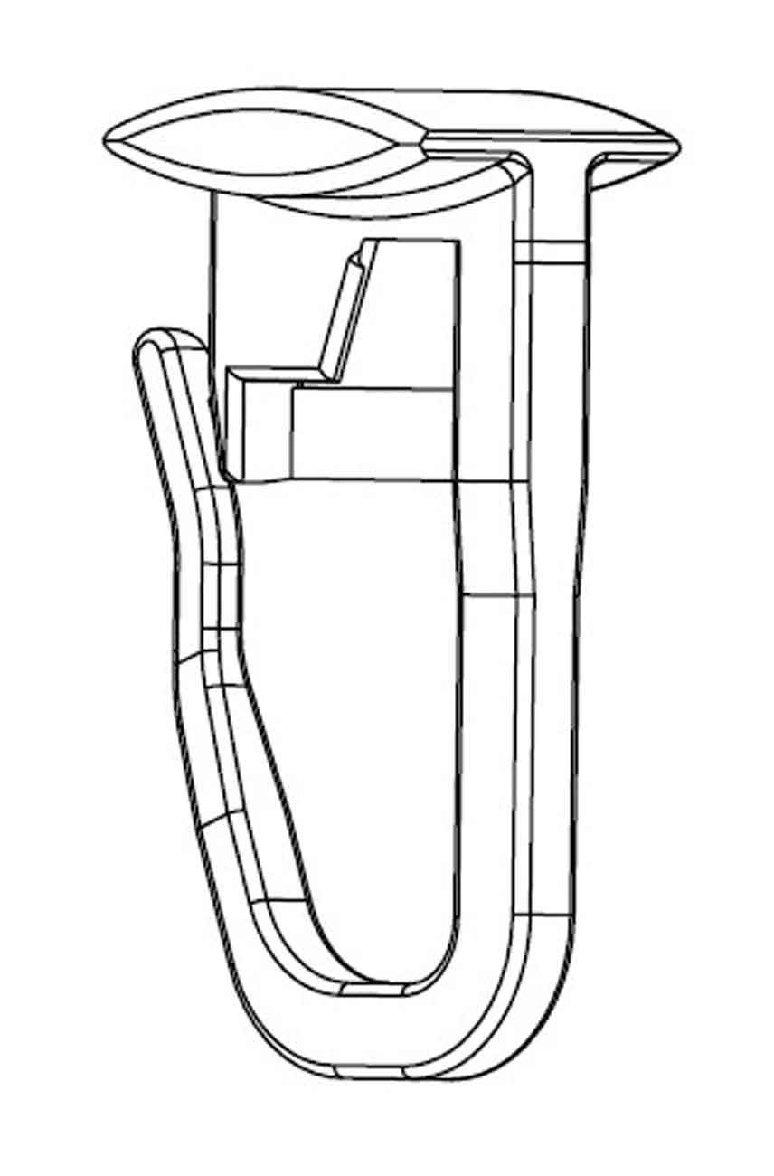 Universal mit F-Haken für Vorhangbefestigung - 100 Stück, 11x9mm Kopf, 25mm Höhe, Kunststoff, Weiß 410 Gardinen Zubehör Universal_mit_F-Haken_fur_Vorhangbefestigung_-_100_Stuck_11x9mm_Kopf_25mm_Hohe_Kunststoff_Weiss_410_-_Gardinenbox.de_-_-3692900 | Gardinenbox.de