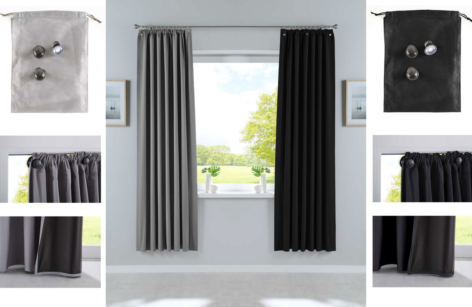 Verdunkelungsvorhang »DARK« Saugnapf Abnehmbar Reisevorhang Vorträge Vorhang 100% Verdunkelung Softshell Material Multi Aufhängung Strandhaus Vorhalle Cabana 10000335set Vorhang Verdunkelungsvorhang_DARK_Saugnapf_Abnehmbar_Reisevorhang_Vortrage_Vorhang_100_Verdunkelung_Softshell_Material_Multi_Aufhangung_Strandhaus_Vorhalle_Cabana_10000335set_-_Gardinenbox | Gardinenbox.de