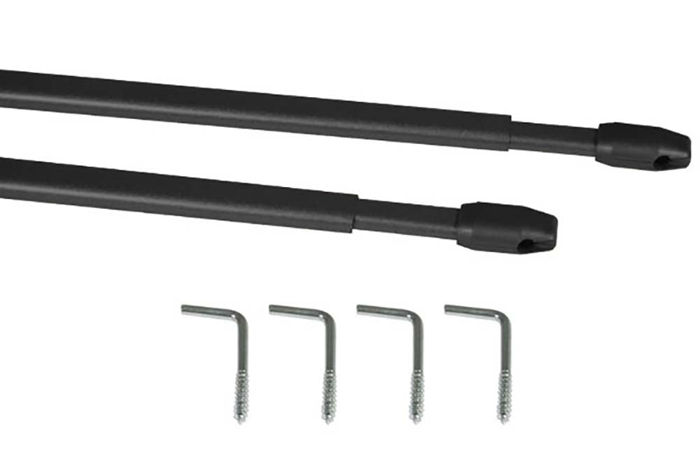 Vitragestangen 2er-Pack mit Schrauben 110 Schwarz 40-70 Gardinen Zubehör Vitragestangen_2er-Pack_mit_Schrauben_110_-_Gardinenbox.de_-_-3693502 | Gardinenbox.de