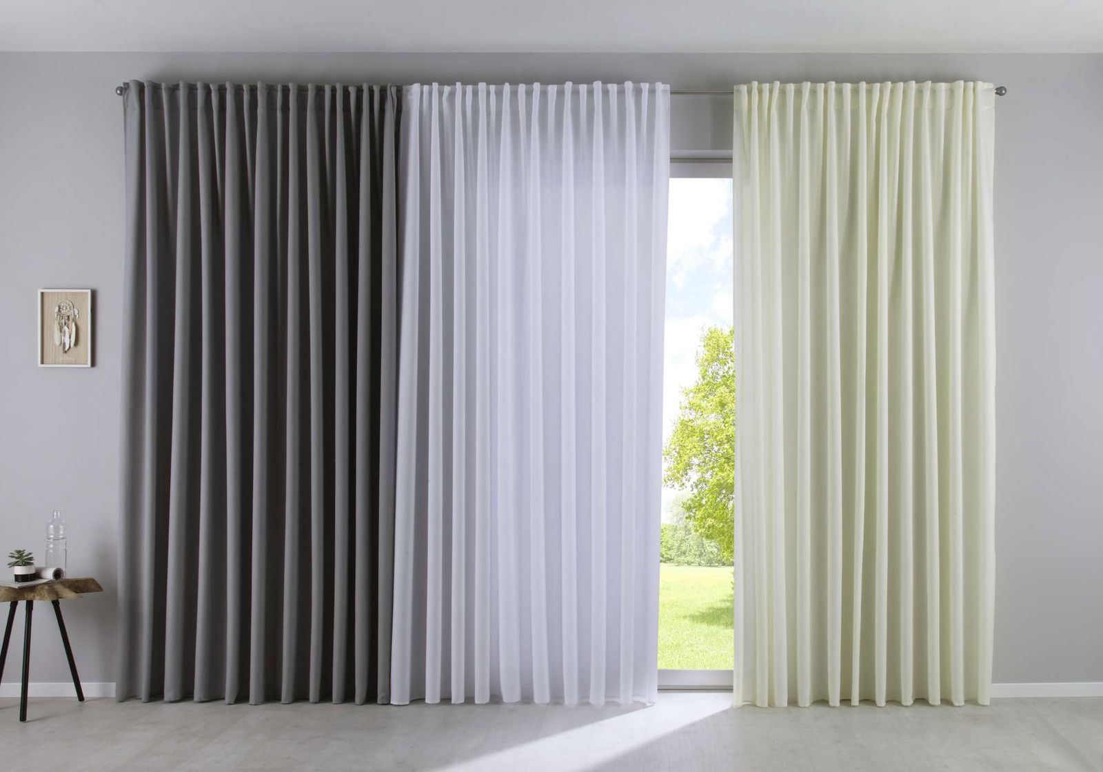Vorhang Blickdicht »PALERMO« Gardine Extra Breit Matt Lichtdurchlässig Verdeckte Schlaufen Raffhalter Gardinenband 100002651 Vorhang Vorhang_Blickdicht_PALERMO_Gardine_Extra_Breit_Matt_Lichtdurchlassig_Verdeckte_Schlaufen_Raffhalter_Gardinenband_100002651_-_Gardinenbox.de_-_-3693776 | Gardinenbox.de