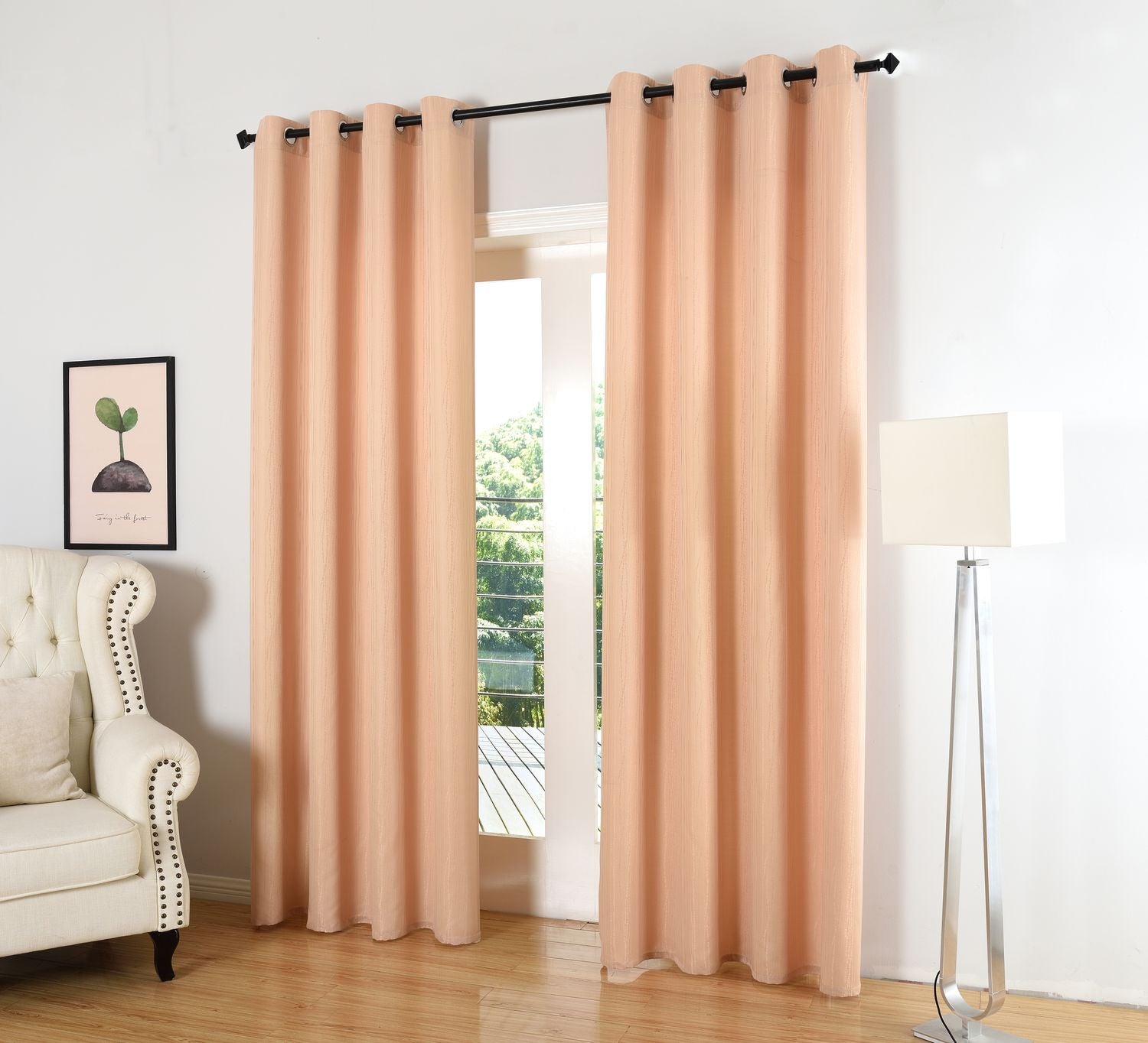 Vorhang Jacquard Deko Gardine Ösen feine Musterung blickdicht lichdurchlässig (Höhe x Breite cm) 20480 Vorhang Vorhang_Jacquard_Deko_Gardine_Osen_feine_Musterung_blickdicht_lichdurchlassig_Hohe_x_Breite_cm_20480_-_Gardinenbox.de_-_-3694133 | Gardinenbox.de