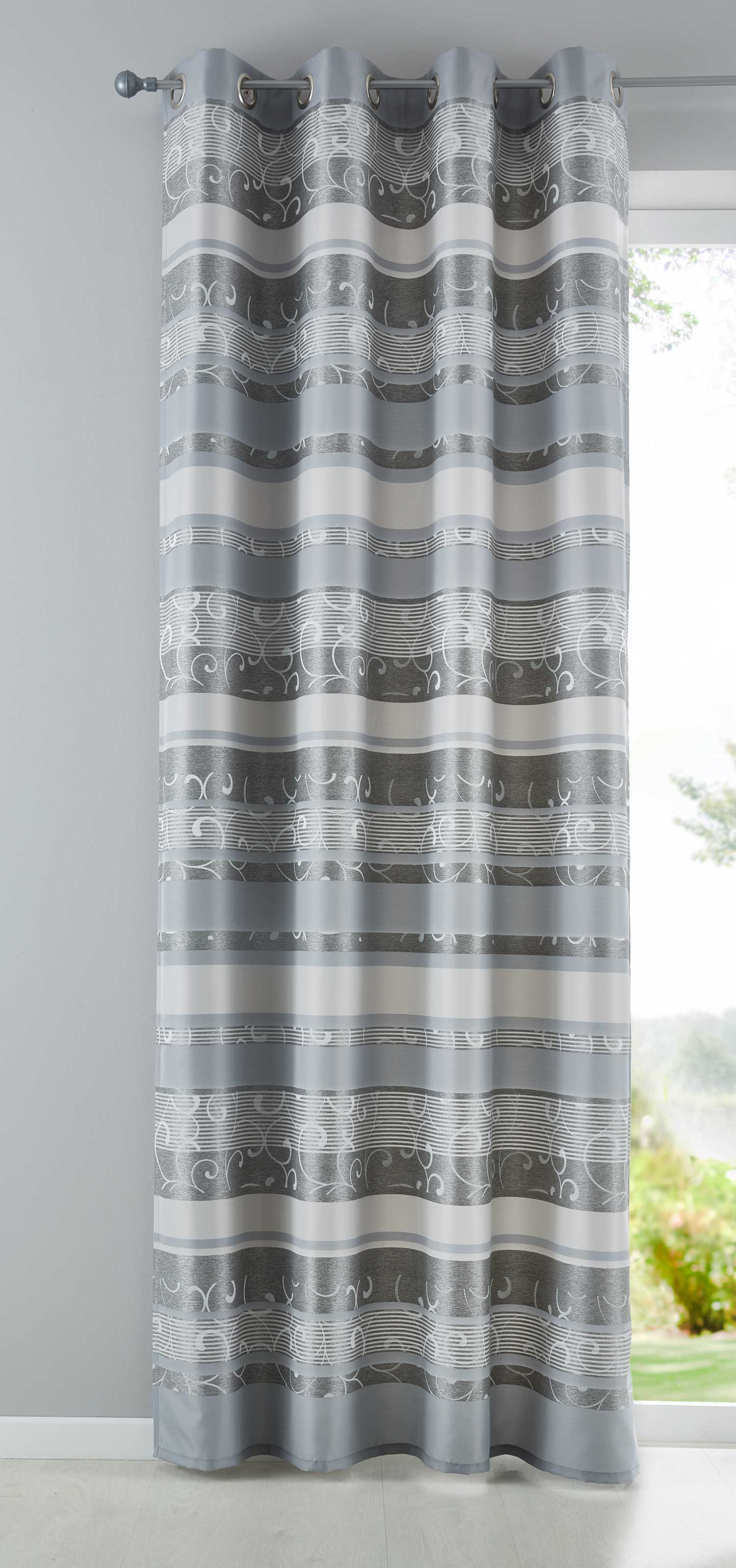 Vorhang Ösen Jacquard Blickdicht Manisa Schal Musterung Verdunkelung Gardine 10000141 Grau Vorhang Vorhang_Osen_Jacquard_Blickdicht_Manisa_Schal_Musterung_Verdunkelung_Gardine_10000141_-_Gardinenbox.de_-_-3694581 | Gardinenbox.de