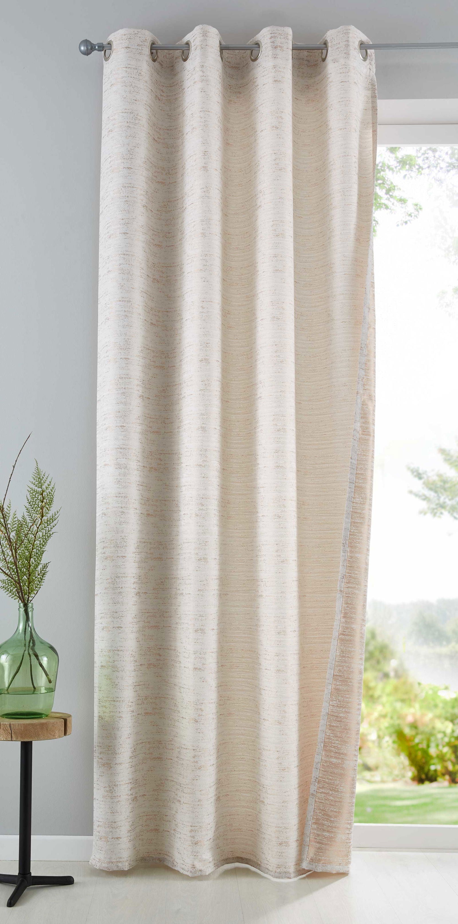 Vorhang Ösen Jacquard Blickdicht Sivas Schal Metallic Effekt Gardine 10000142 Rosegold Kupfer Vorhang Vorhang_Osen_Jacquard_Blickdicht_Sivas_Schal_Metallic_Effekt_Gardine_10000142_-_Gardinenbox.de_-_-3694612 | Gardinenbox.de