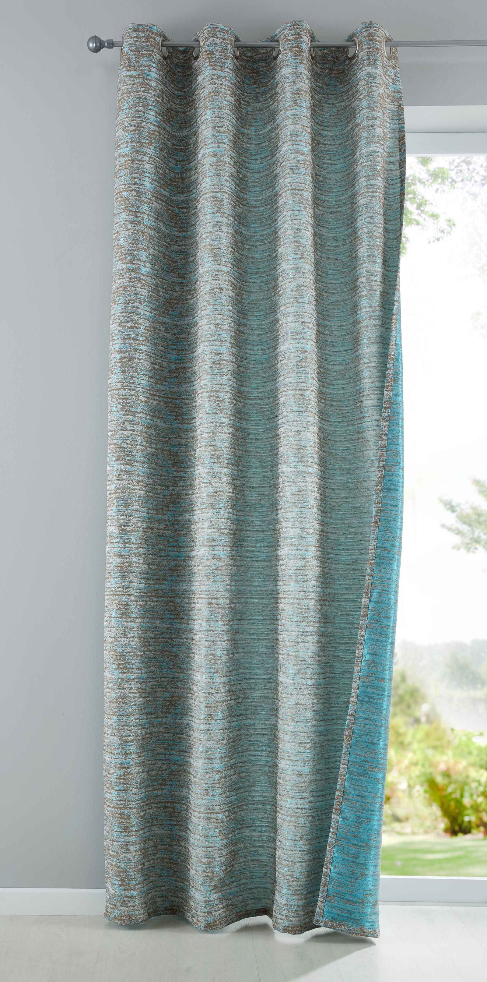 Vorhang Ösen Jacquard Blickdicht Sivas Schal Metallic Effekt Gardine 10000142 Türkis Vorhang Vorhang_Osen_Jacquard_Blickdicht_Sivas_Schal_Metallic_Effekt_Gardine_10000142_-_Gardinenbox.de_-_-3694625 | Gardinenbox.de