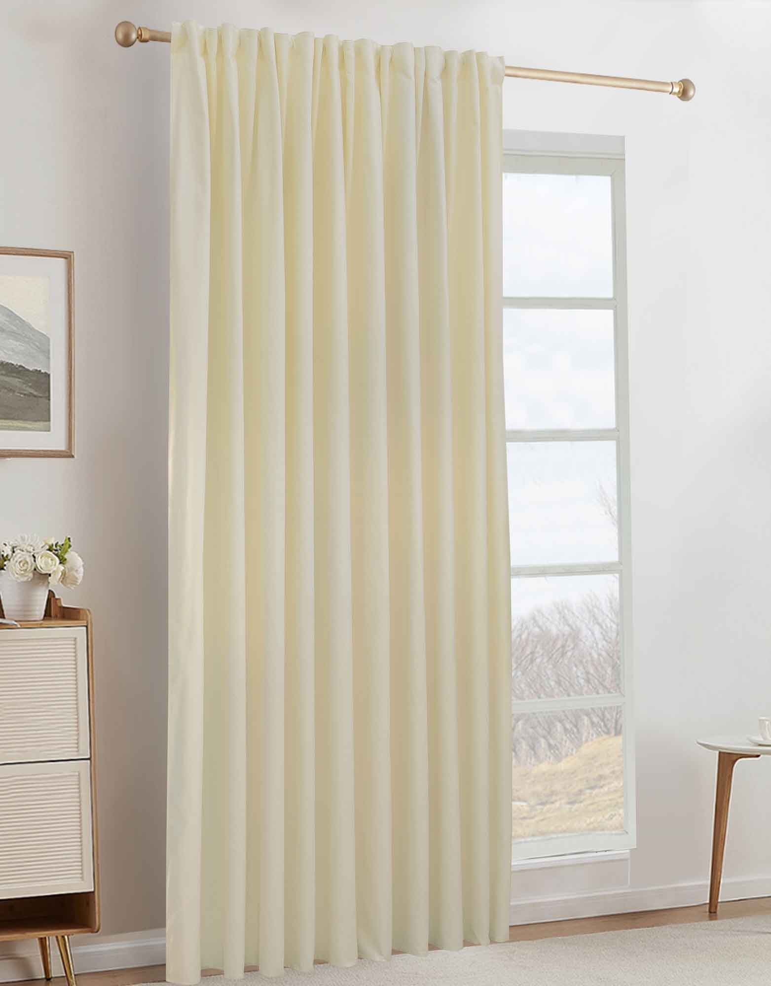 Vorhang Thermo »Orlando« 100% Baumwolle 220gr./m² incl. Bügelband leicht kürzbar 2022600 Creme Multiband HxB 260x275 cm - 1-Stück Vorhang Vorhang_Thermo_Orlando_100_Baumwolle_220gr.-m_incl._Bugelband_leicht_kurzbar_2022600_-_Gardinenbox.de_-_-3695111 | Gardinenbox.de