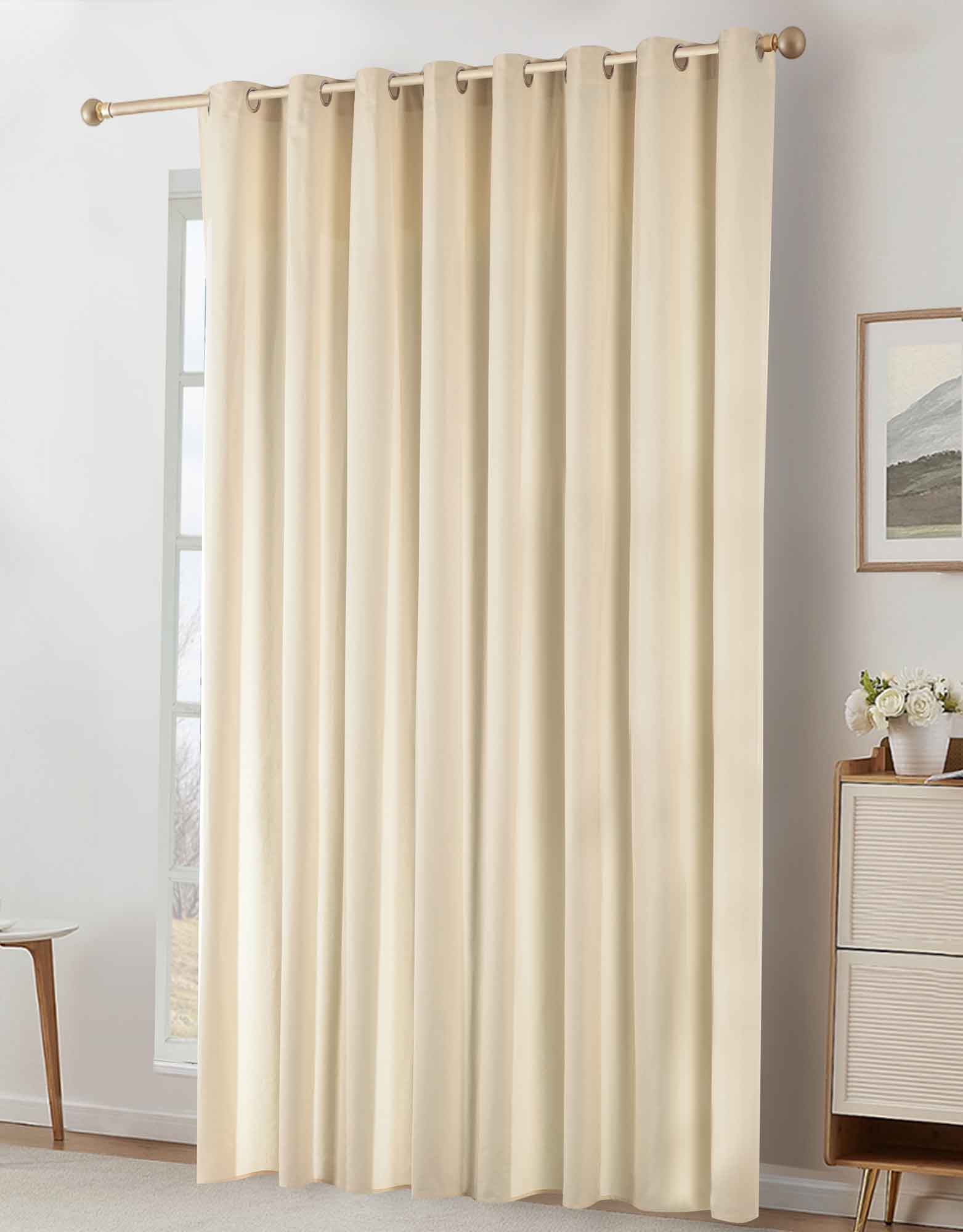 Vorhang Thermo »Orlando« 100% Baumwolle 220gr./m² incl. Bügelband leicht kürzbar 2022600 Creme Ösen HxB 255x275 cm - 1-Stück Vorhang Vorhang_Thermo_Orlando_100_Baumwolle_220gr.-m_incl._Bugelband_leicht_kurzbar_2022600_-_Gardinenbox.de_-_-3695135 | Gardinenbox.de