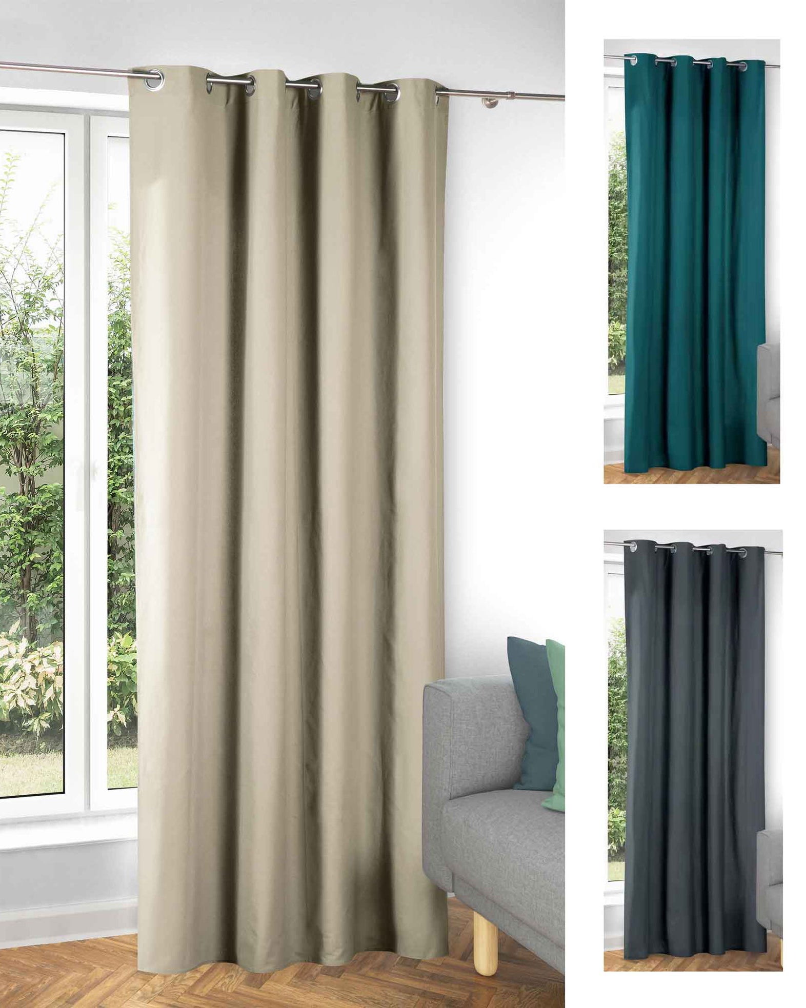 Vorhang Verdunkelung Ösen »Orlando« 100% Baumwolle 220gr./m² pflegeleicht unempfindlich 2022600P Vorhang Vorhang_Verdunkelung_Osen_Orlando_100_Baumwolle_220gr.-m_pflegeleicht_unempfindlich_2022600P_-_Gardinenbox.de_-_-3695342 | Gardinenbox.de