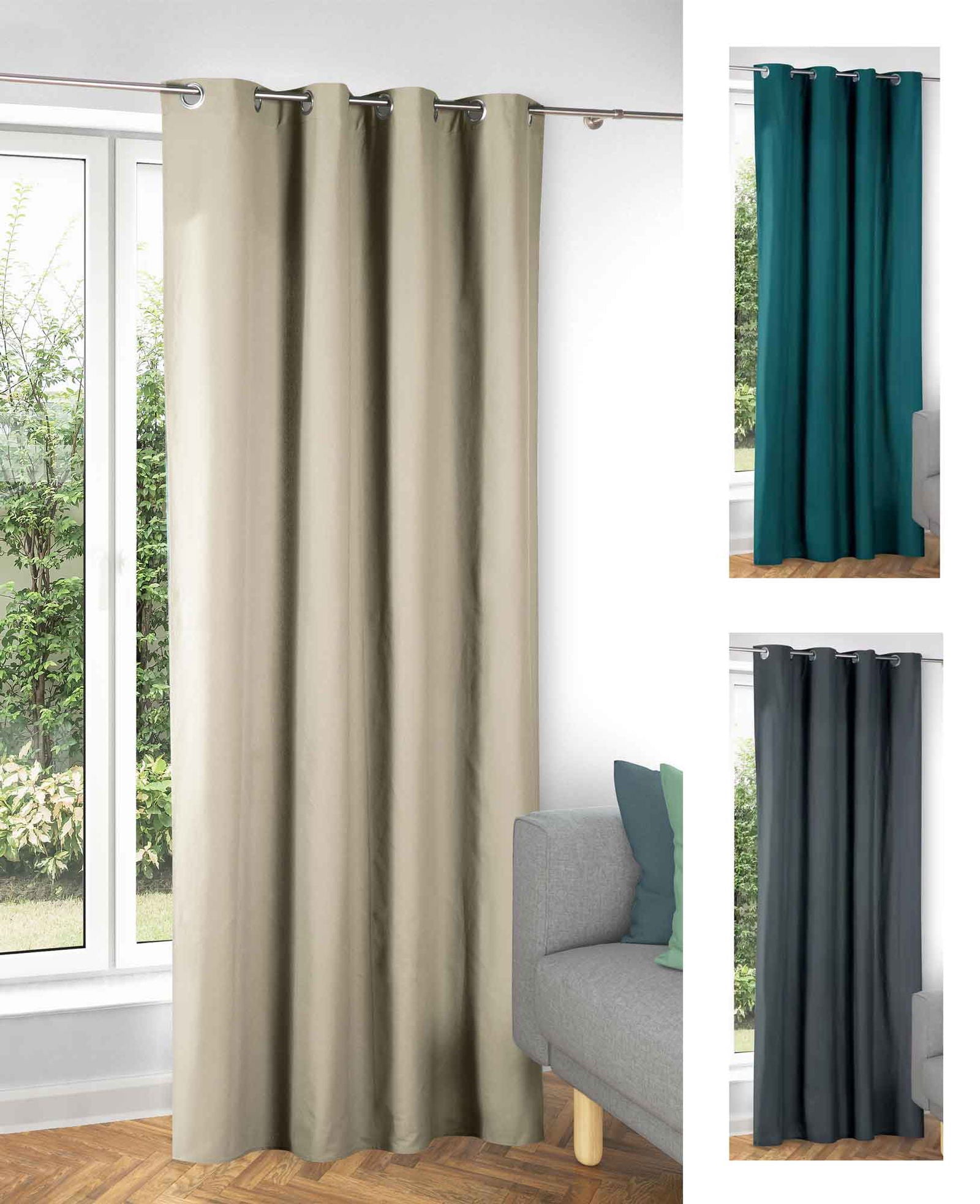 Vorhang Verdunkelung Ösen »Orlando« 100% Baumwolle 220gr./m² pflegeleicht unempfindlich 2022600P Vorhang Vorhang_Verdunkelung_Osen_Orlando_100_Baumwolle_220gr.-m_pflegeleicht_unempfindlich_2022600P_-_Gardinenbox.de_-_-3695342 | Gardinenbox.de