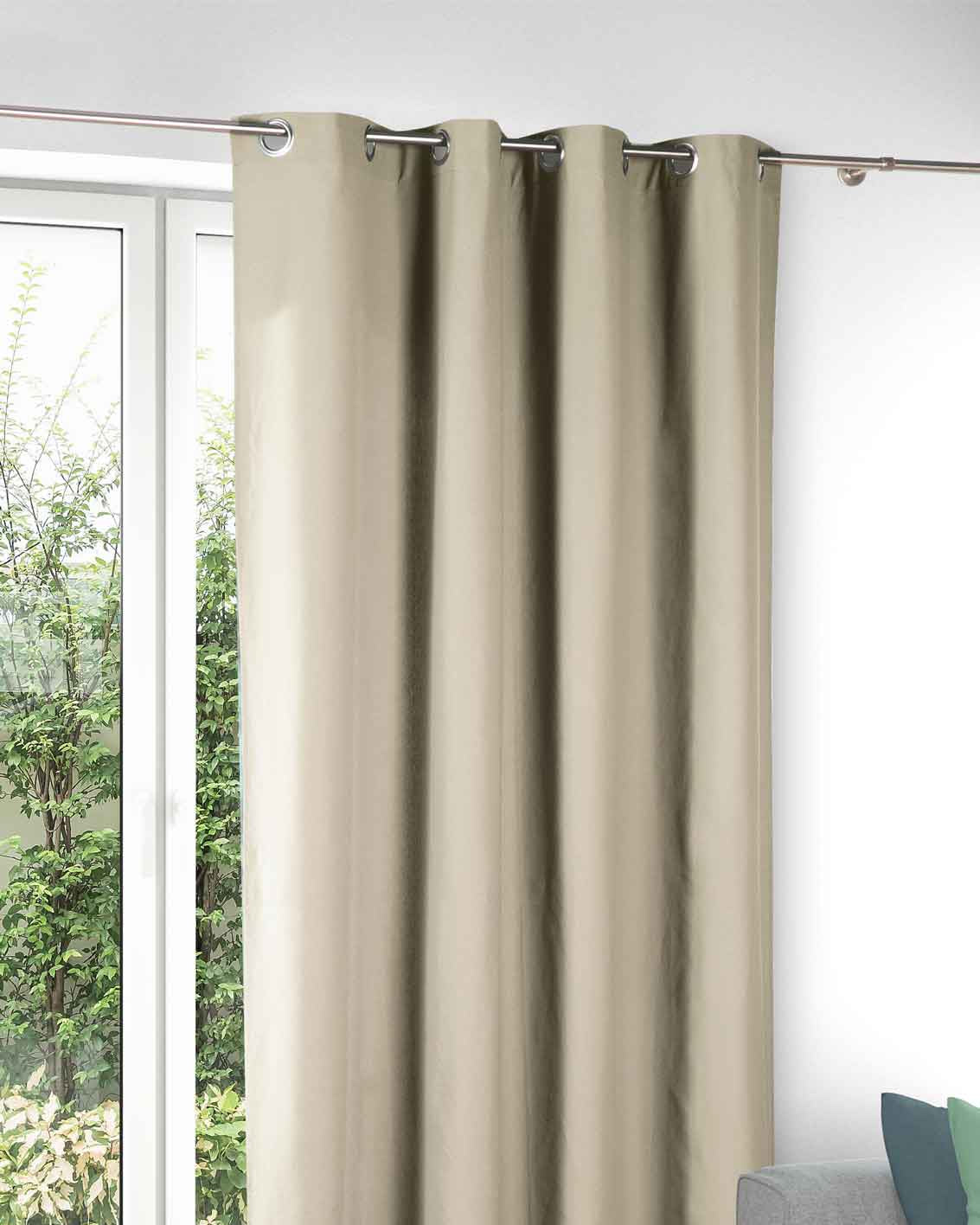 Vorhang Verdunkelung Ösen »Orlando« 100% Baumwolle 220gr./m² pflegeleicht unempfindlich 2022600P Creme Vorhang Vorhang_Verdunkelung_Osen_Orlando_100_Baumwolle_220gr.-m_pflegeleicht_unempfindlich_2022600P_-_Gardinenbox.de_-_-3695348 | Gardinenbox.de