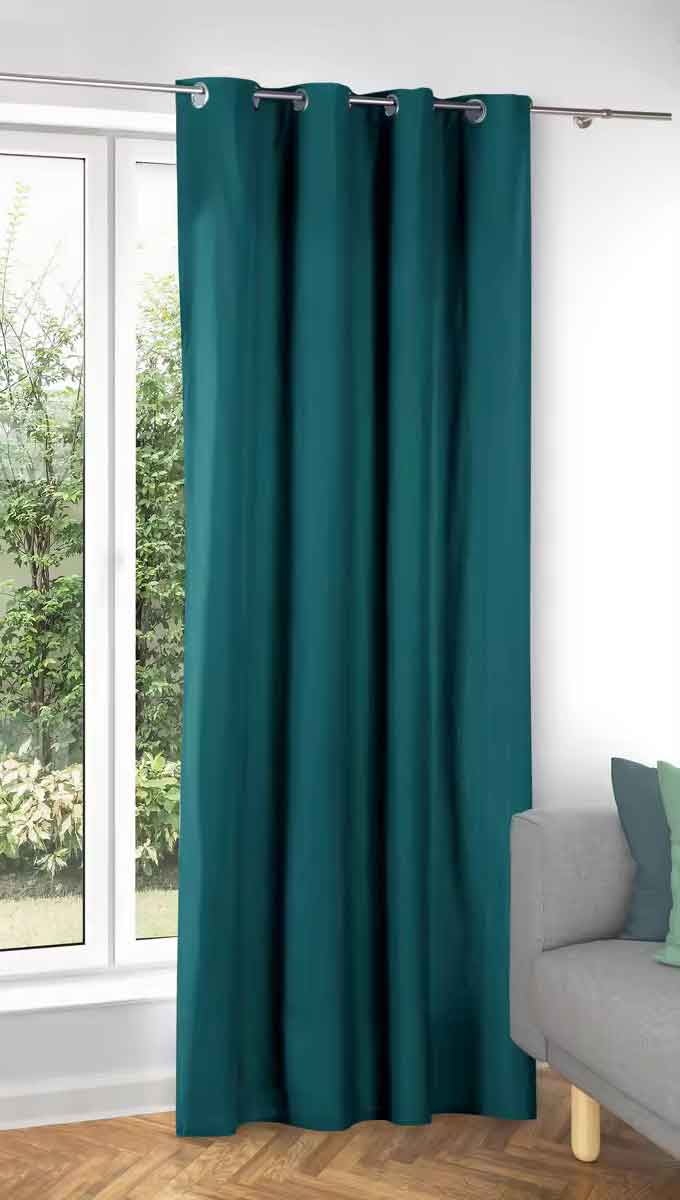 Vorhang Verdunkelung Ösen »Orlando« 100% Baumwolle 220gr./m² pflegeleicht unempfindlich 2022600P Blau Vorhang Vorhang_Verdunkelung_Osen_Orlando_100_Baumwolle_220gr.-m_pflegeleicht_unempfindlich_2022600P_-_Gardinenbox.de_-_-3695401 | Gardinenbox.de